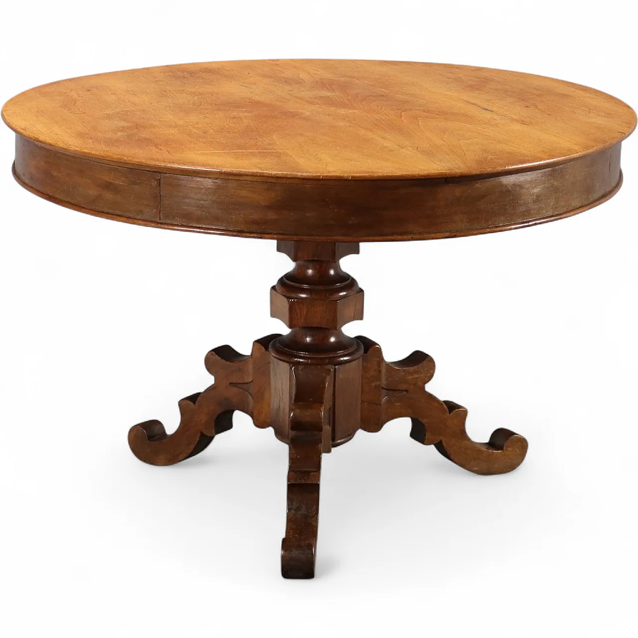 Walnut table, 19th century 8