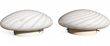 Coppia di lampade da parete di Venini, anni '60