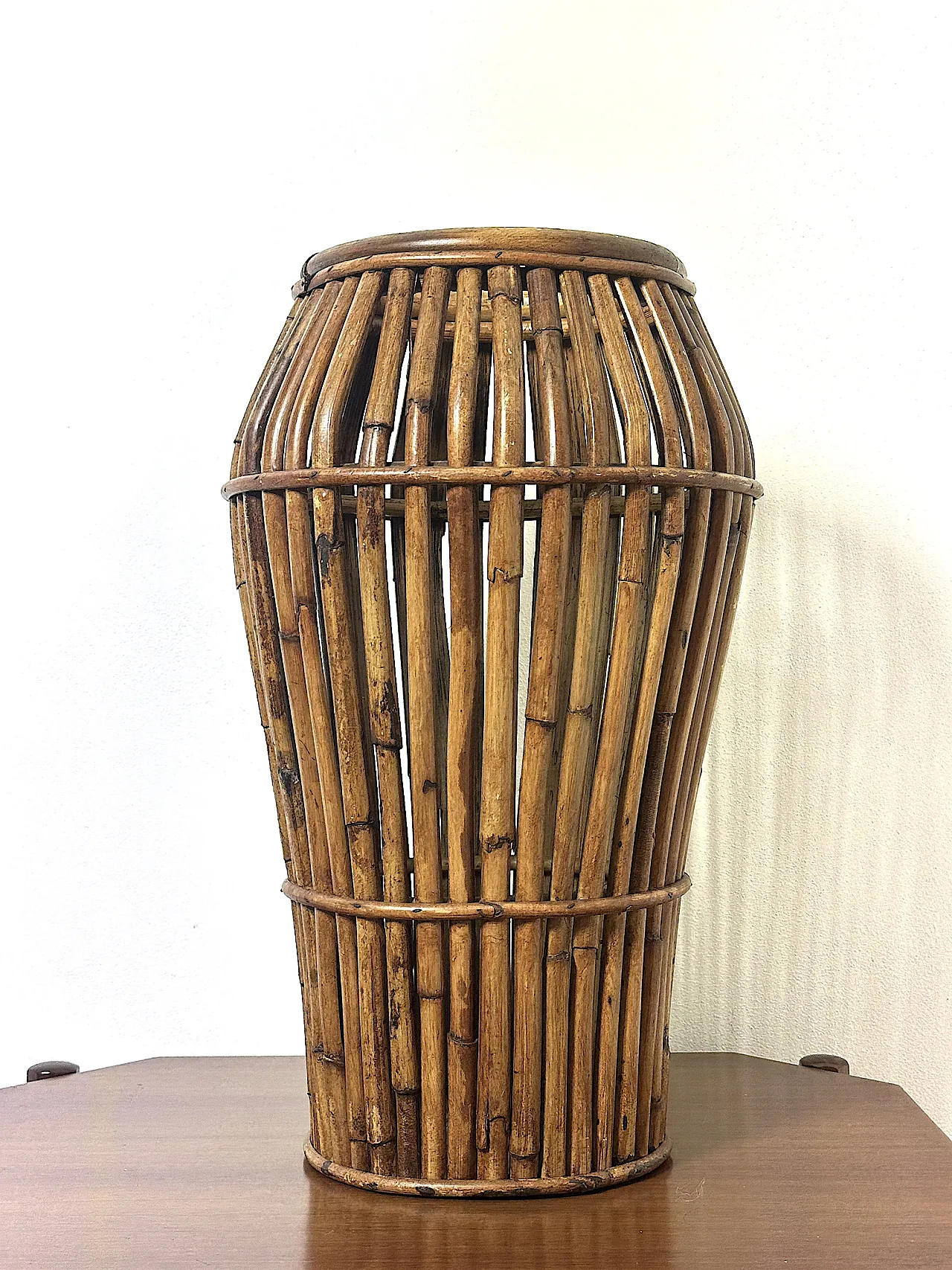 Bamboo Umbrella Stand, 1960s 2