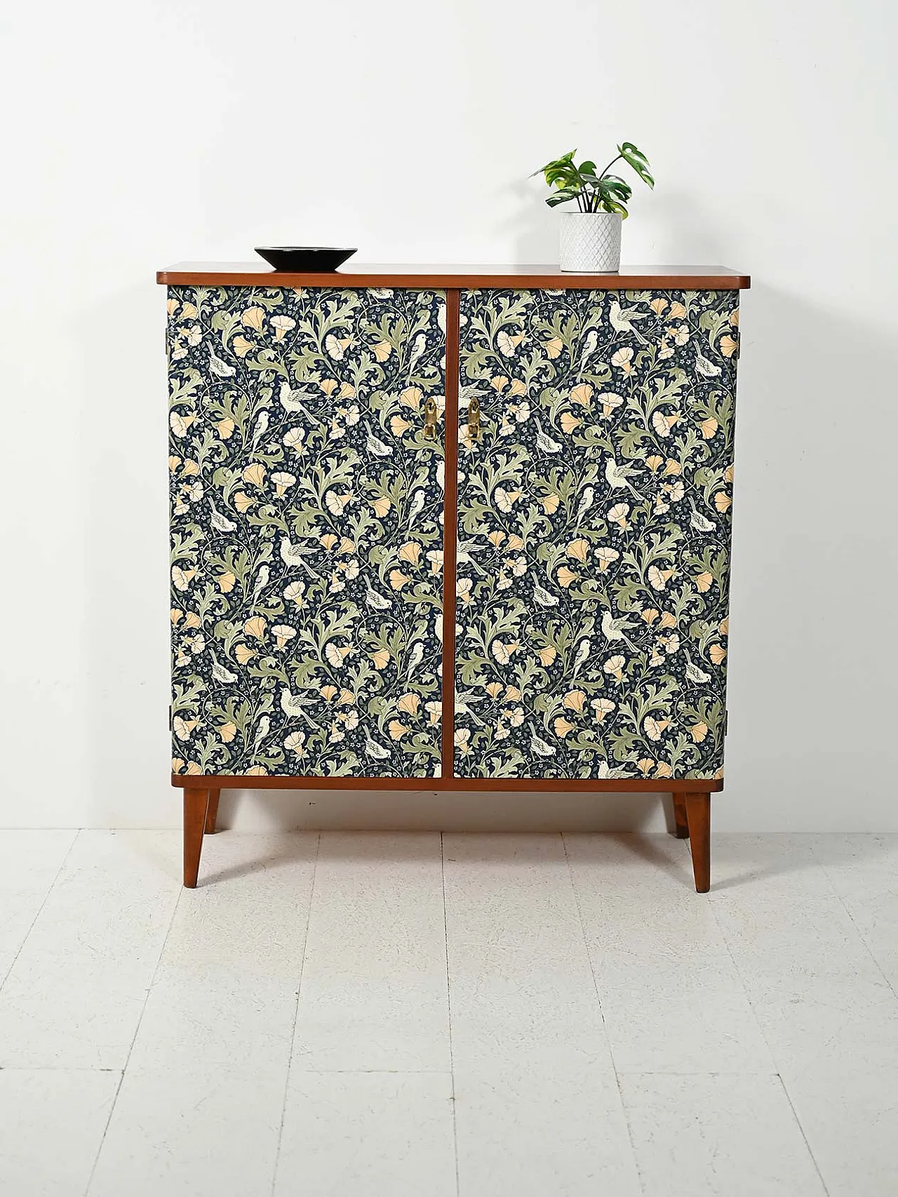 Scandinavian upholstered cabinet, 1950s 1