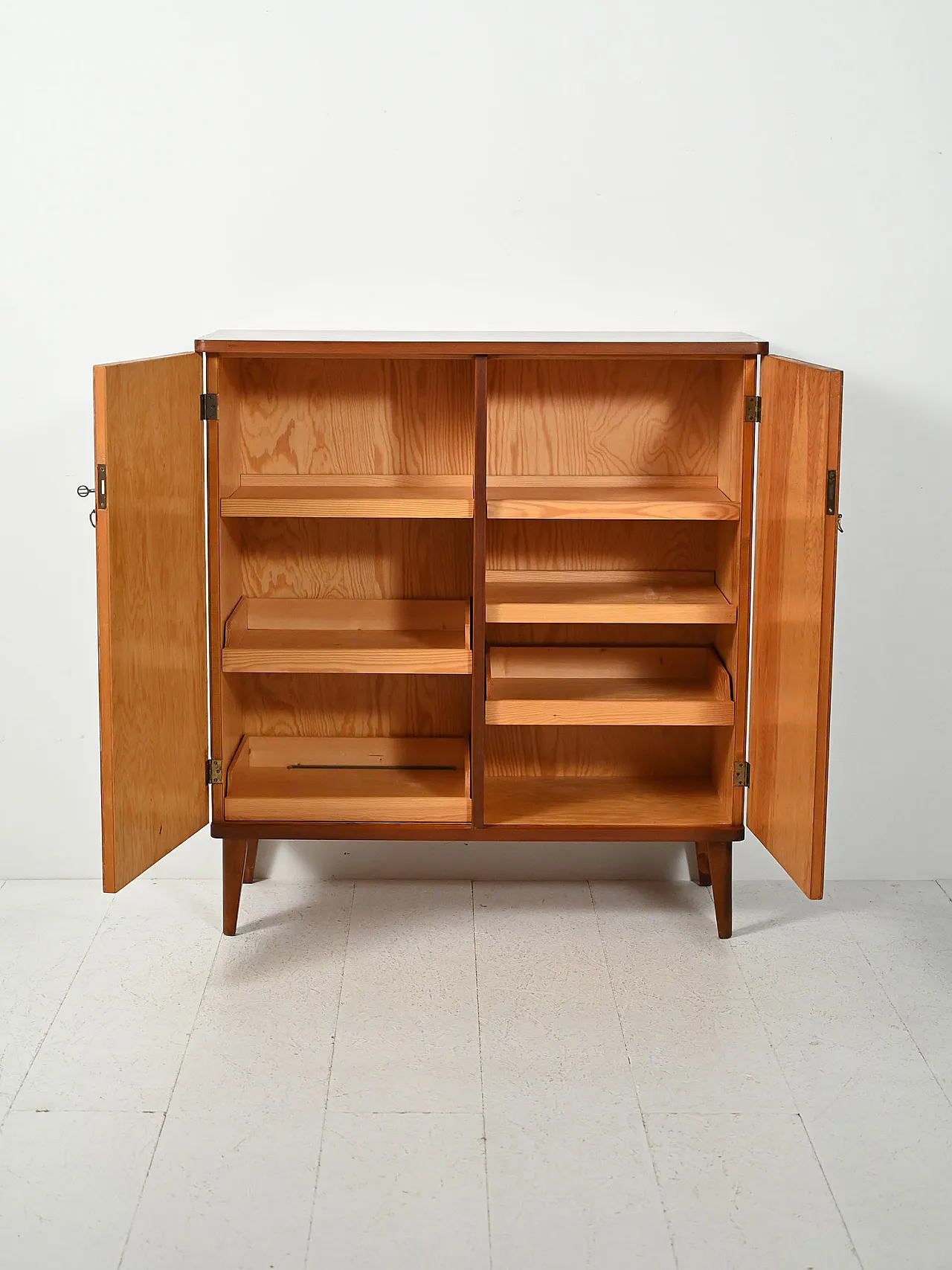 Scandinavian upholstered cabinet, 1950s 3