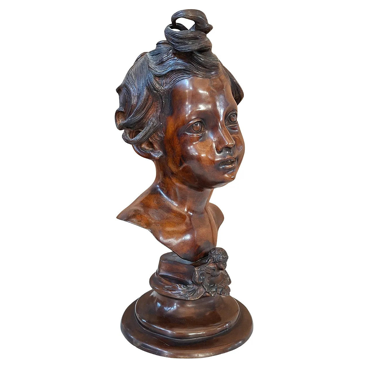 Alessandro, bronze bust of Vincenzo Gemito, 19th century 1