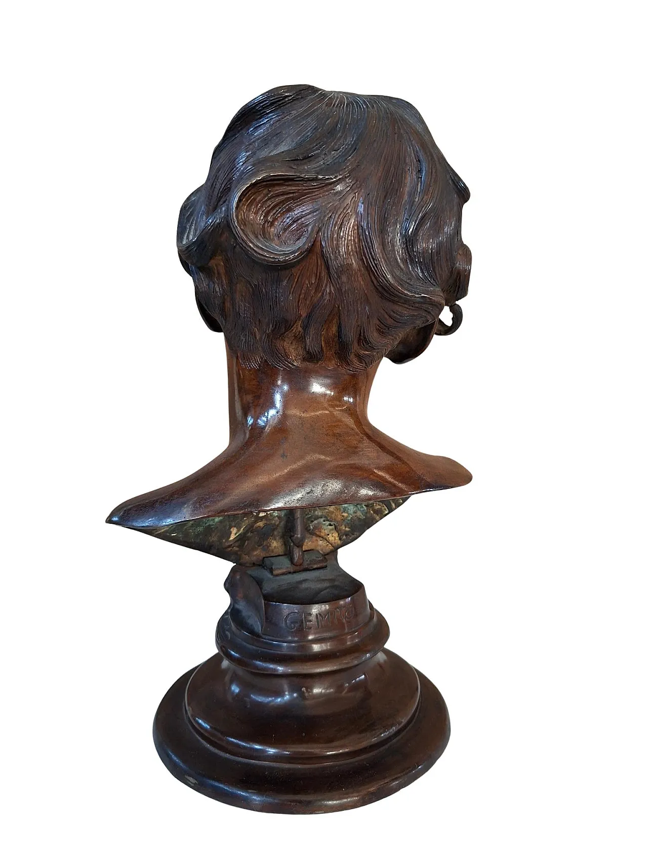 Alessandro, bronze bust of Vincenzo Gemito, 19th century 5