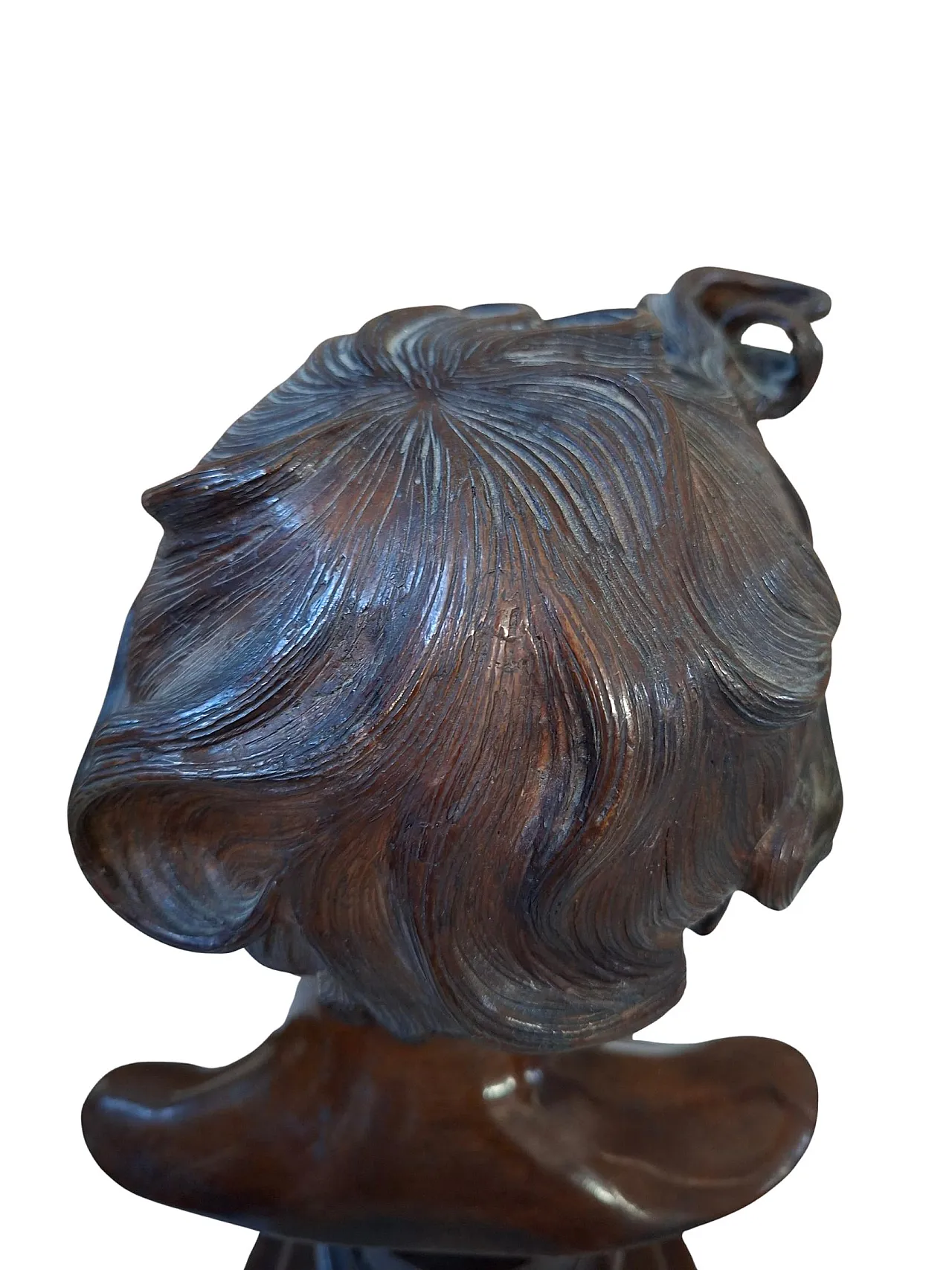 Alessandro, bronze bust of Vincenzo Gemito, 19th century 12