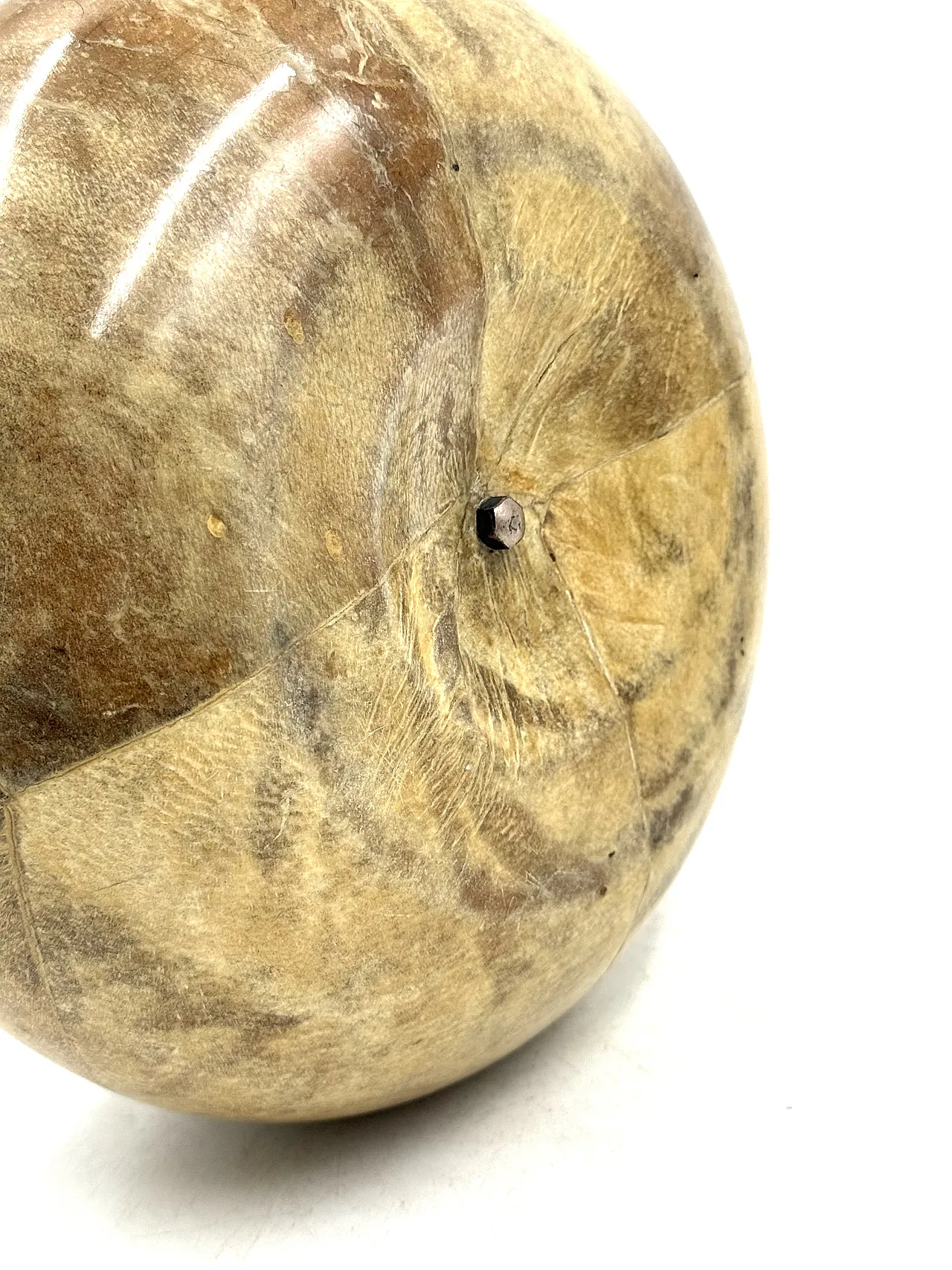 Midcentury parchment vase, Aldo Tura, Italy 1960 11