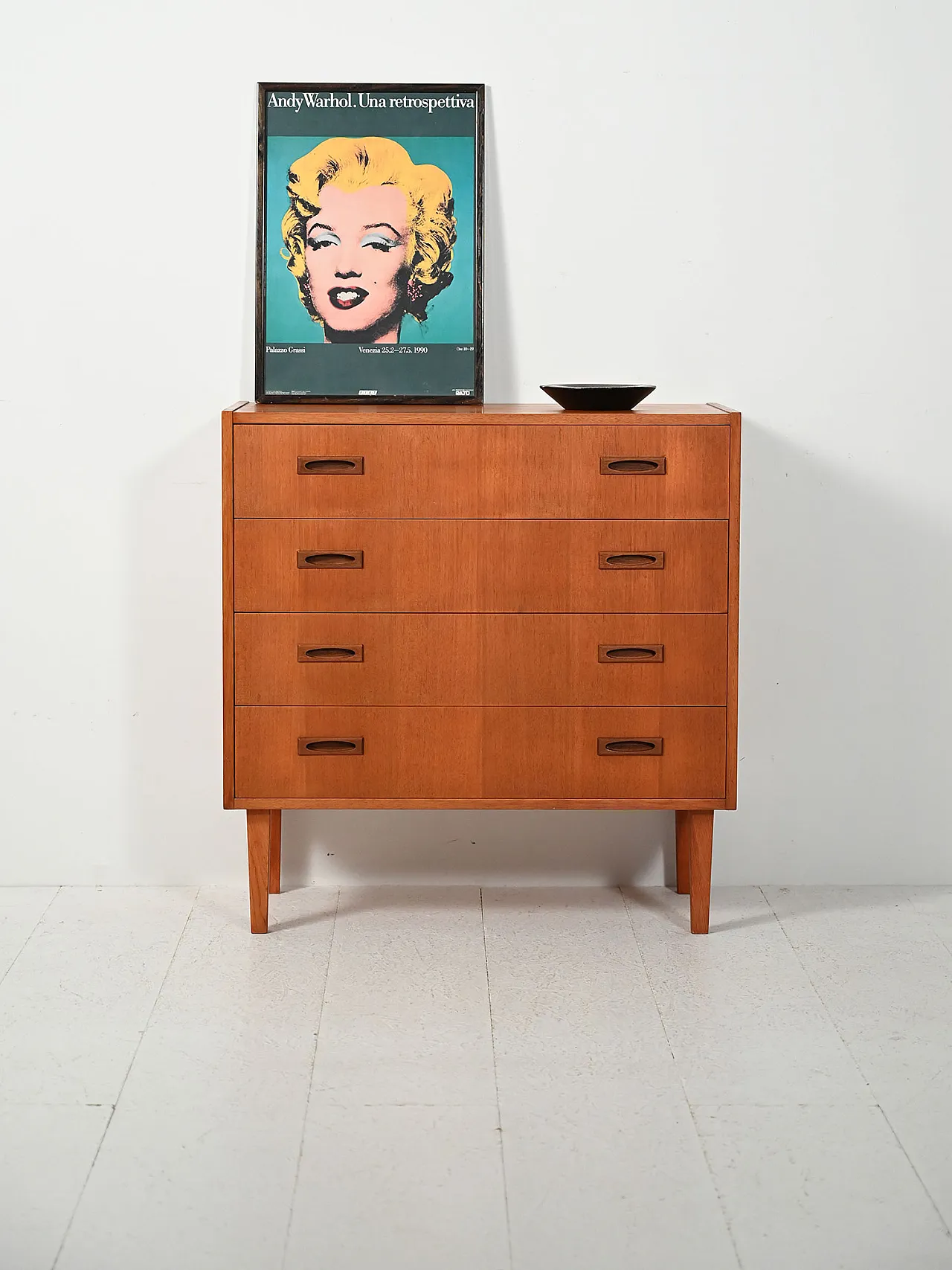 Scandinavian chest of drawers in teak, 1960s 2