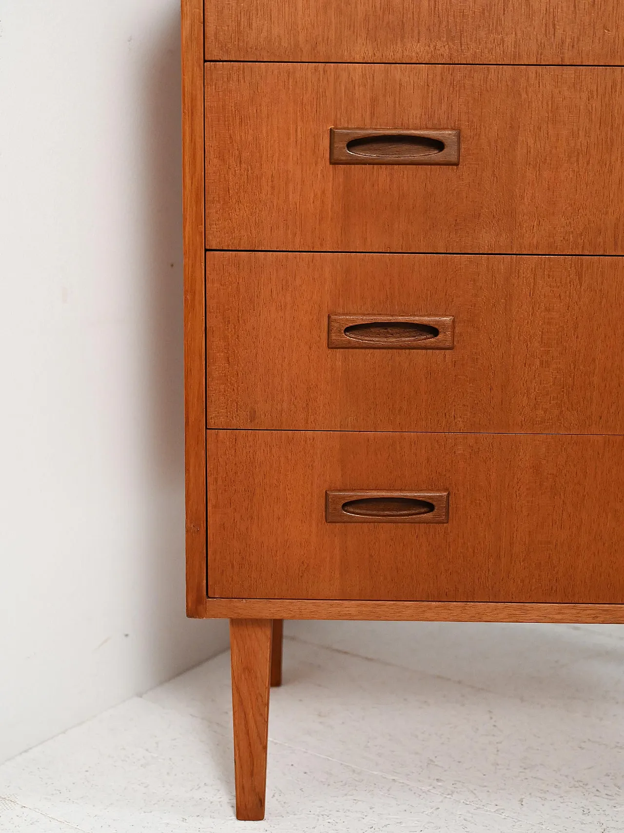 Scandinavian chest of drawers in teak, 1960s 6