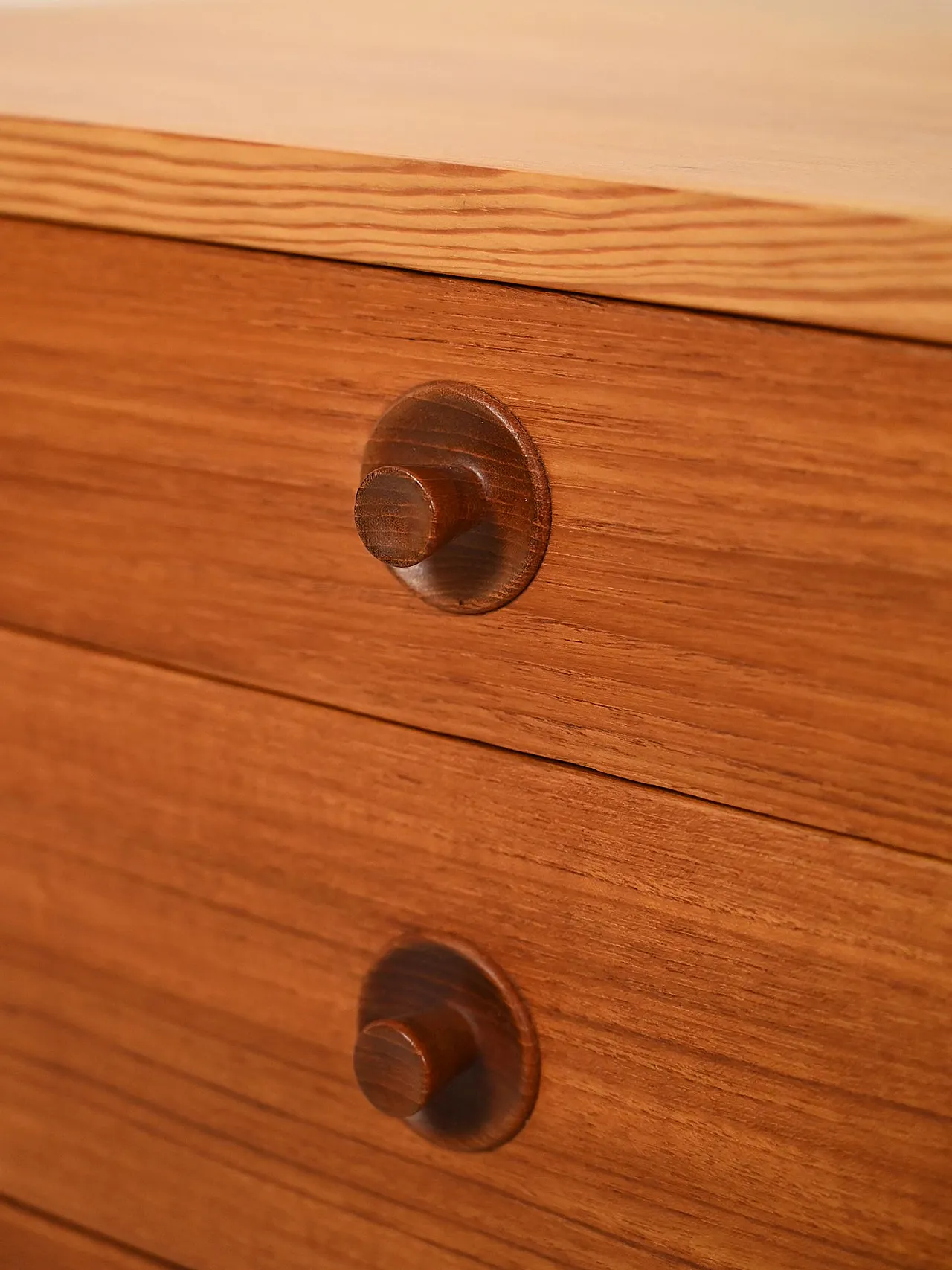 Cassettiera danese in faggio e teak di Børge Mogensen 7