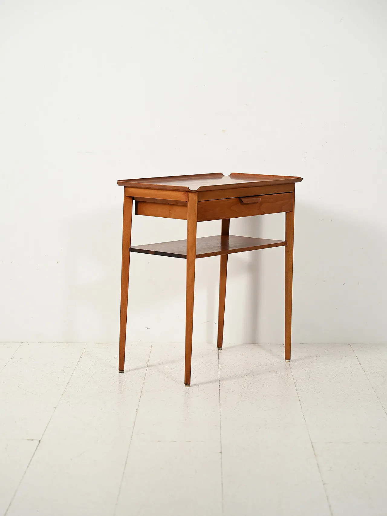 Scandinavian teak bedside table by Bertil Fridhagen 3
