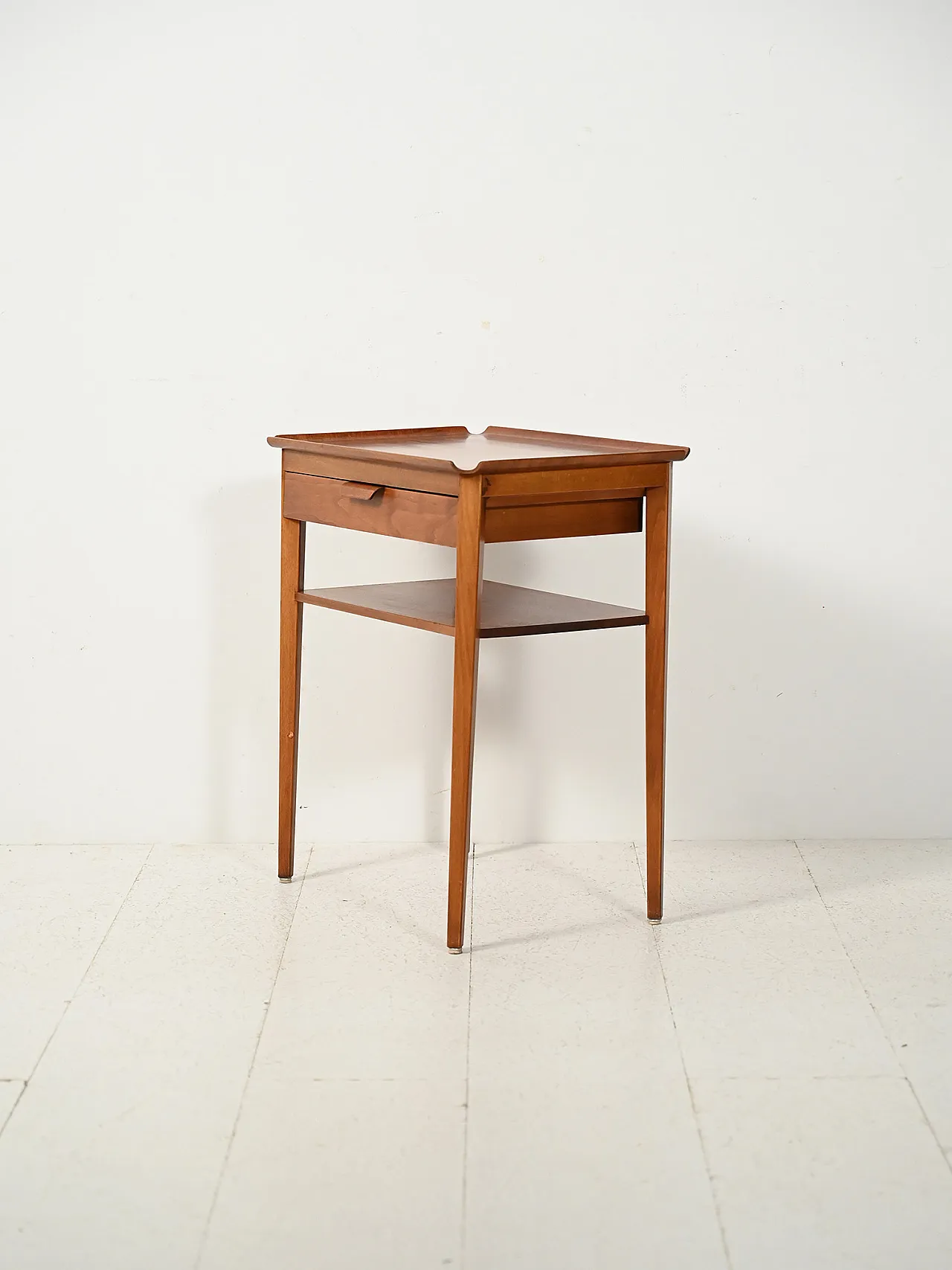 Scandinavian teak bedside table by Bertil Fridhagen 4