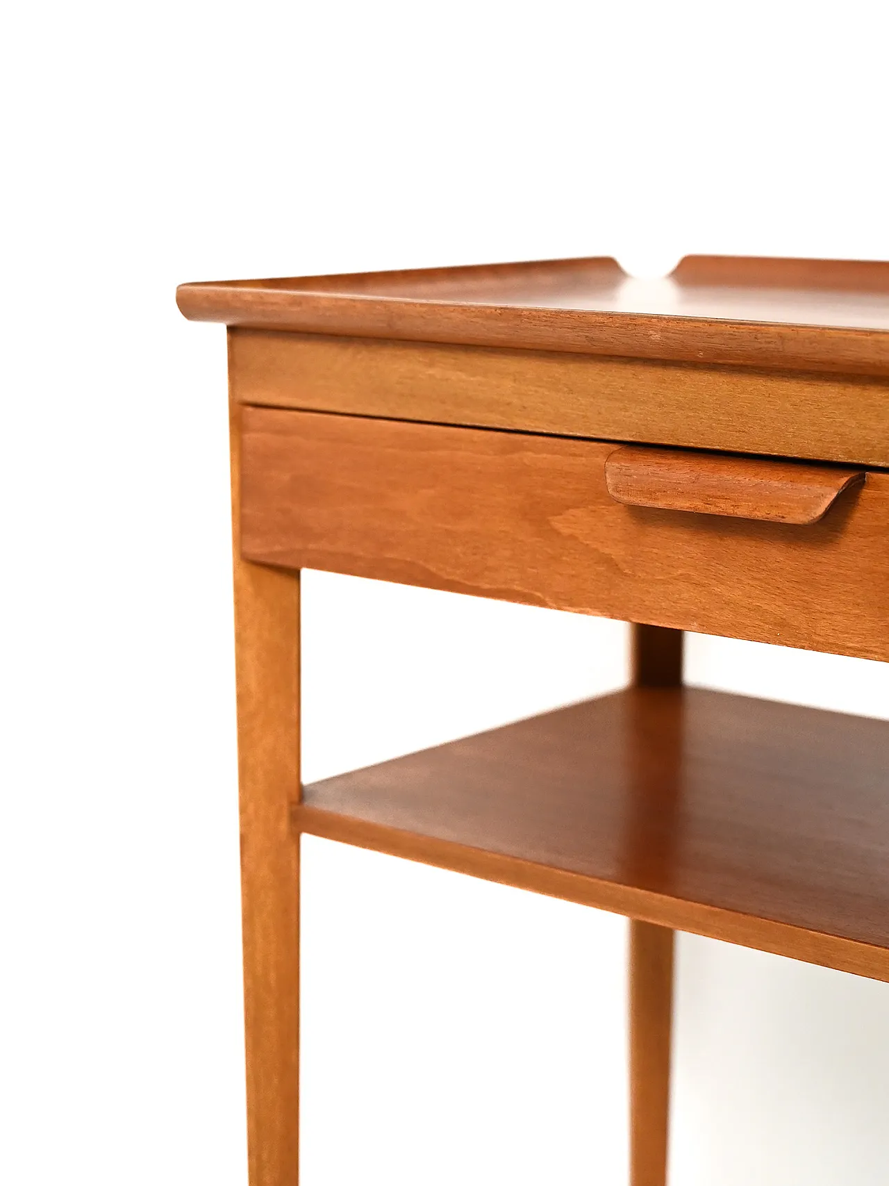 Scandinavian teak bedside table by Bertil Fridhagen 5