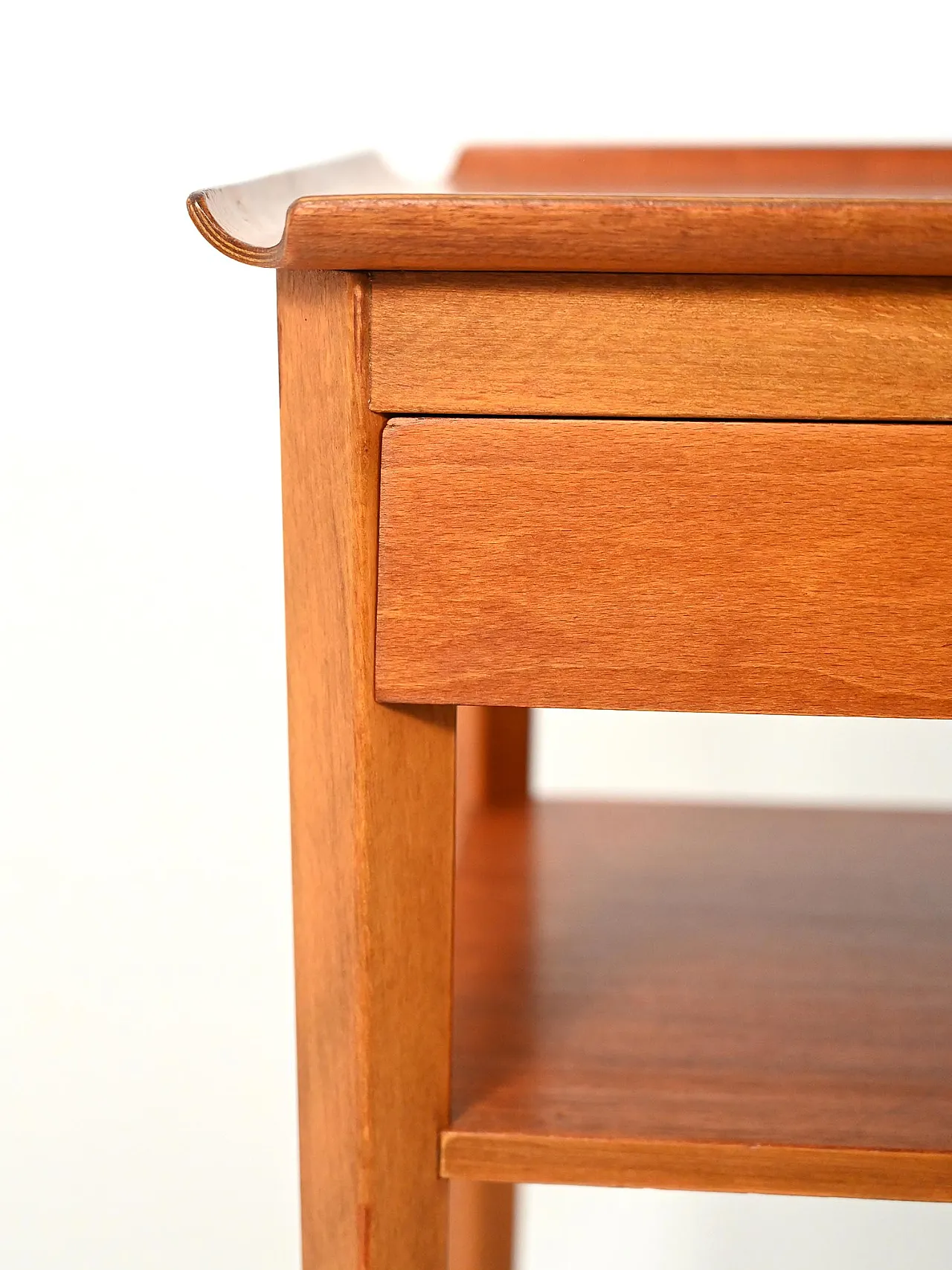 Scandinavian teak bedside table by Bertil Fridhagen 7