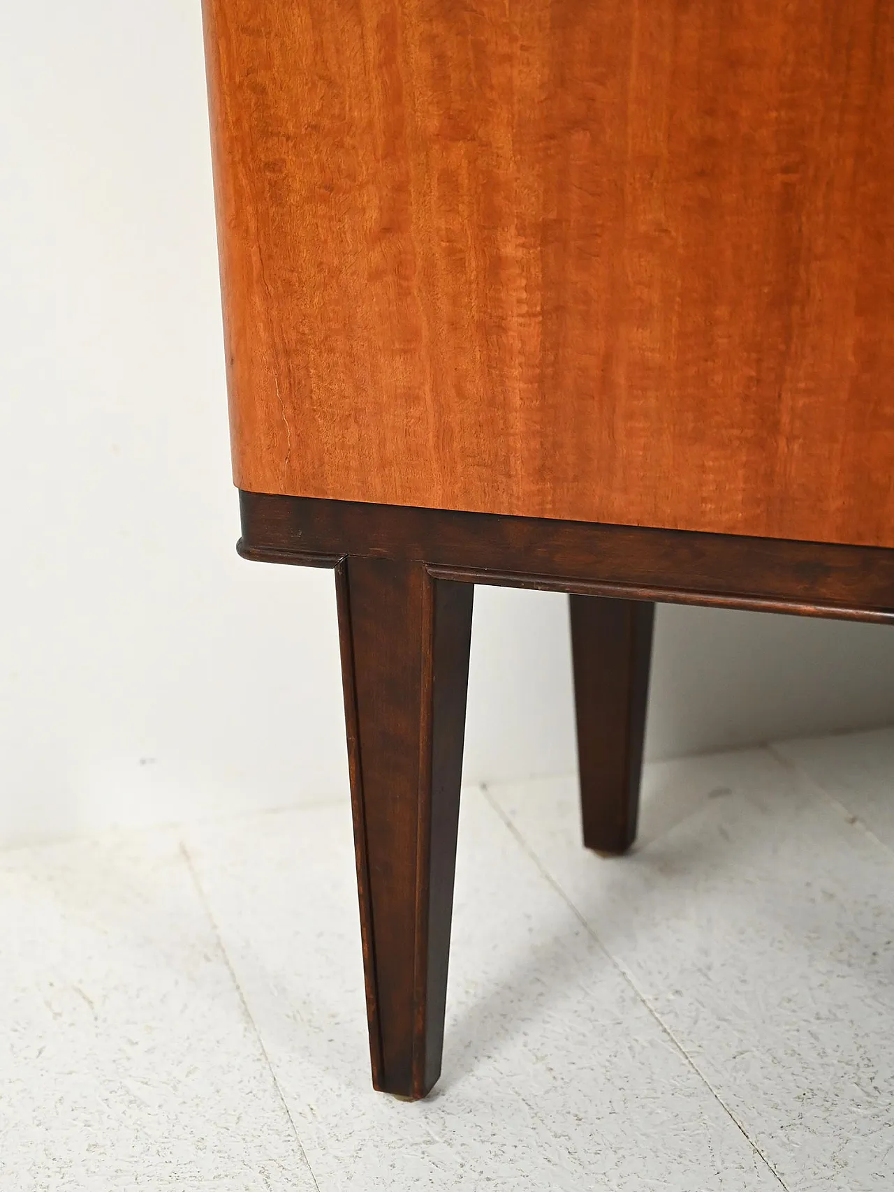 Scandinavian bar cabinet with inlays, 1940s 9