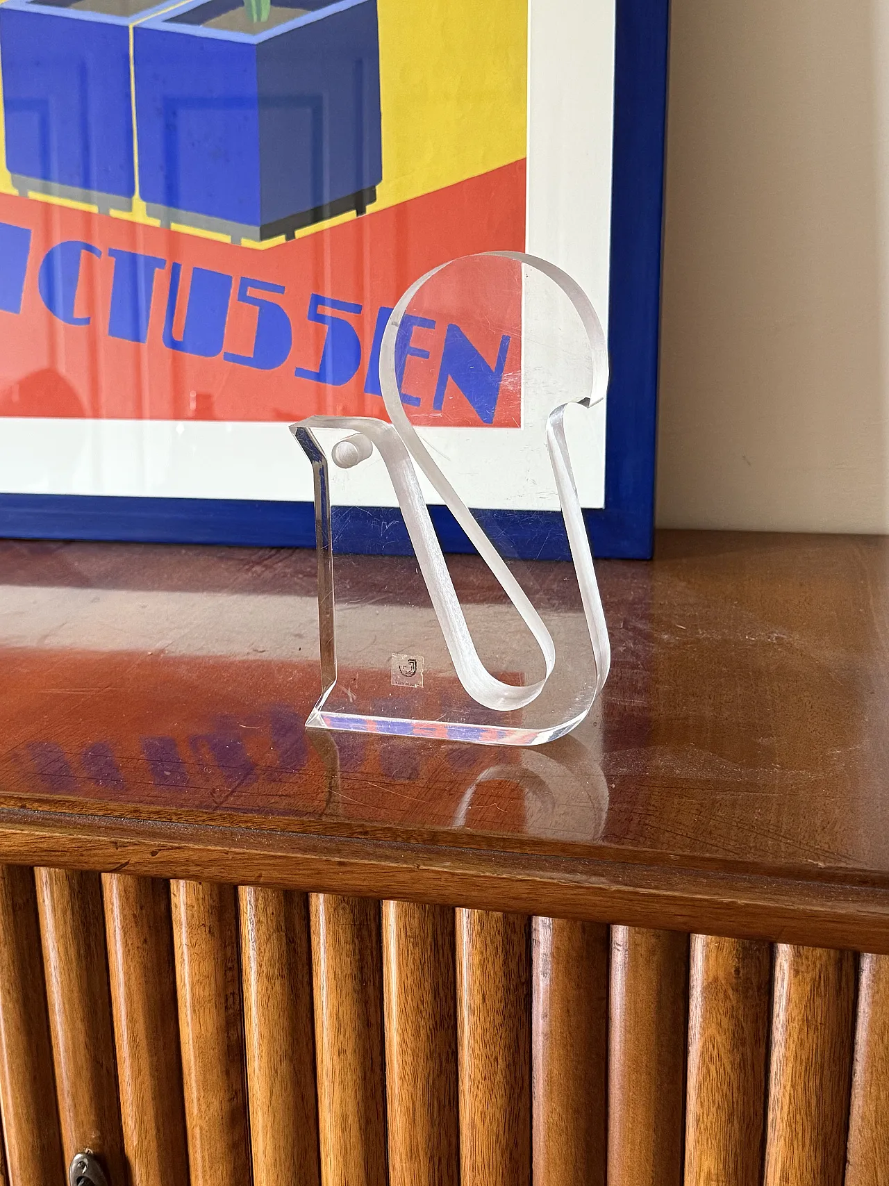 Silvio Russo, lucite squirrel sculpture, Guzzini Italia, 1970 3