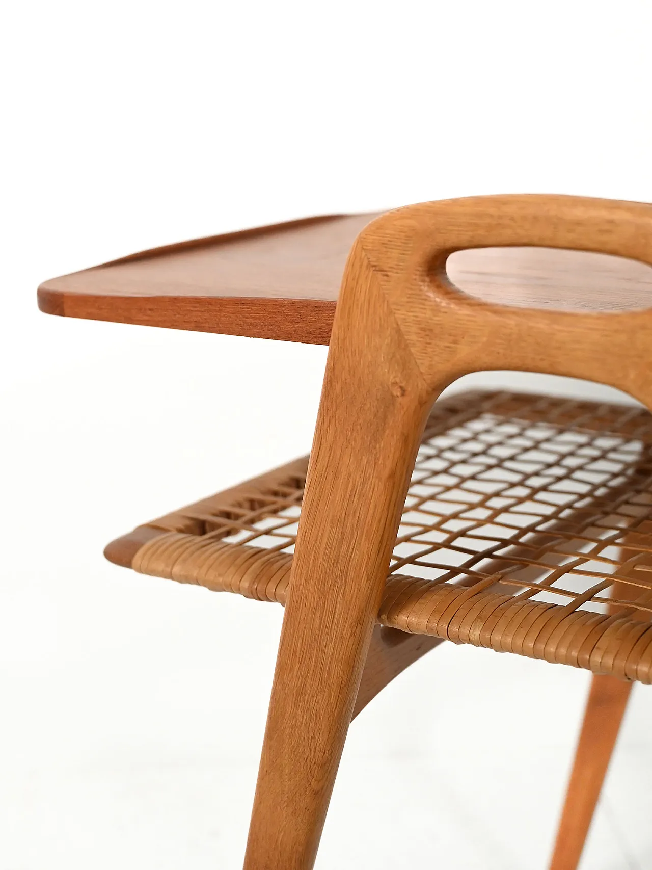 Danish coffee table with double shelf 7