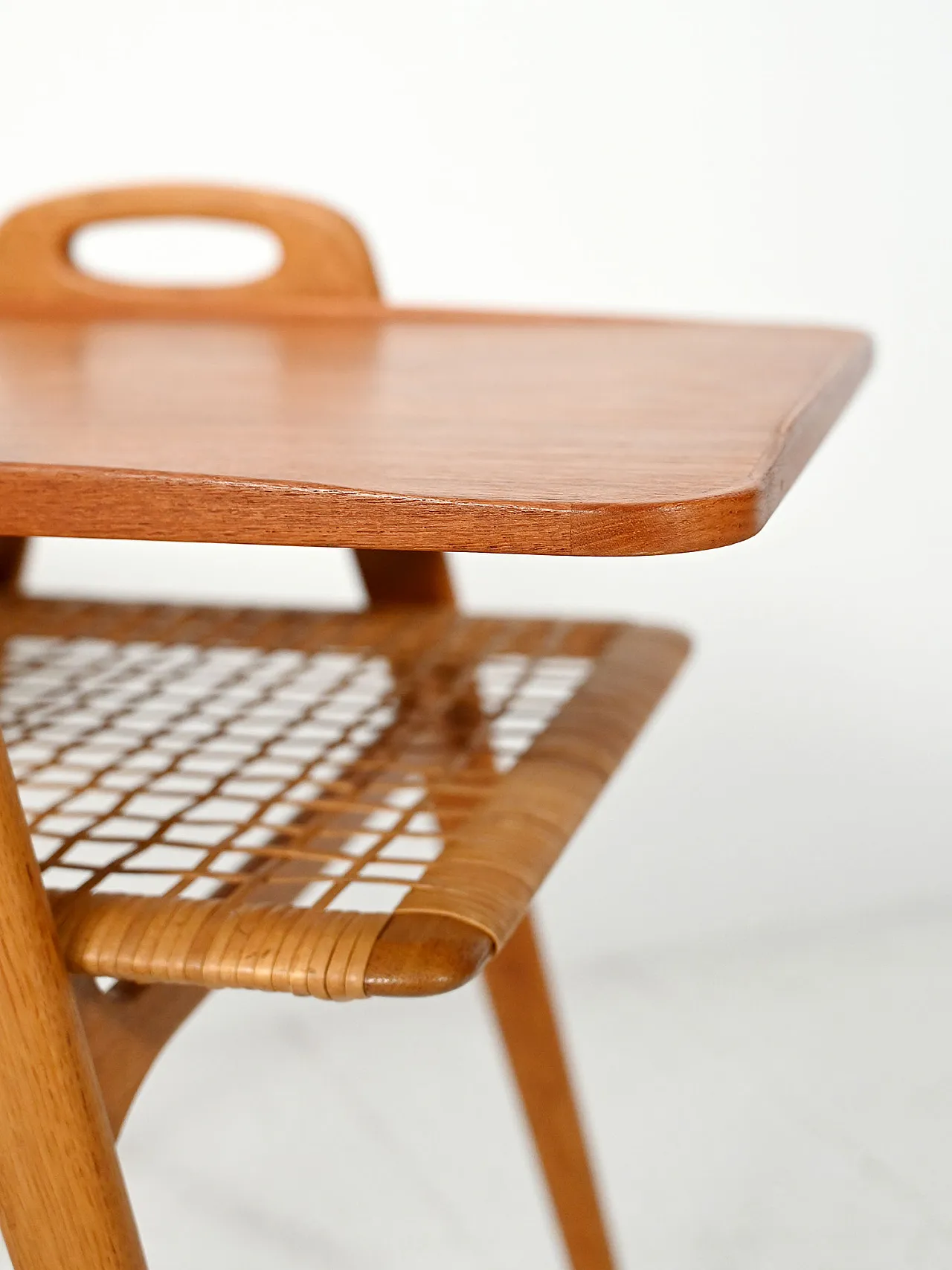 Danish coffee table with double shelf 9