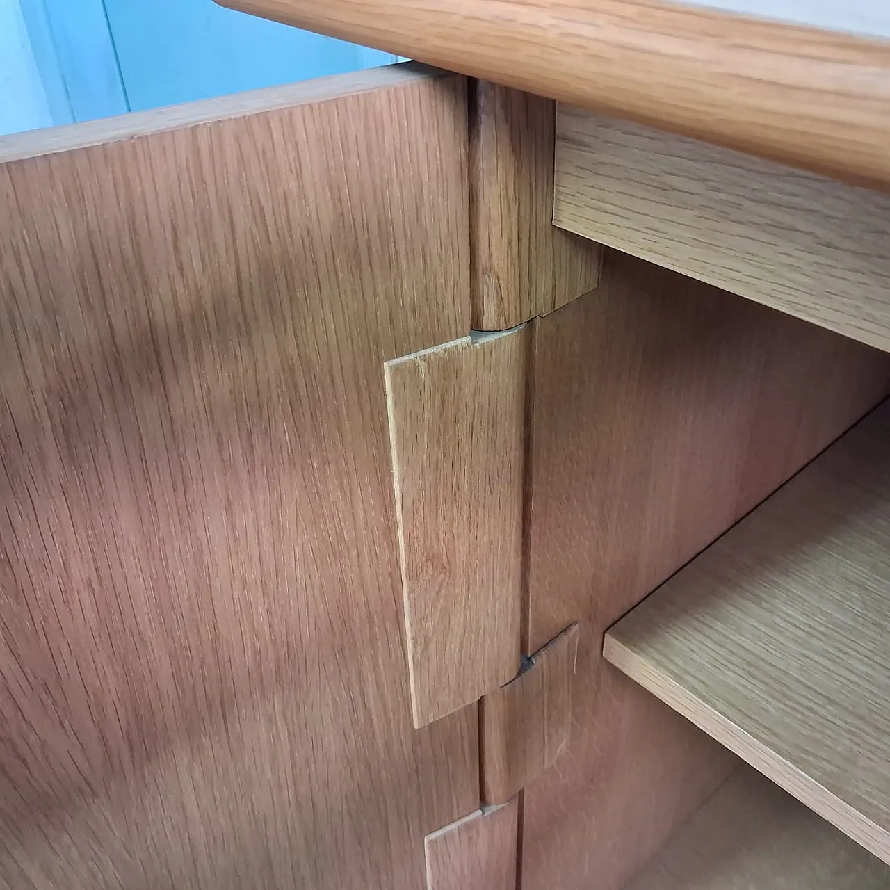 Sideboard Modern in Natural Oak, 70s 6