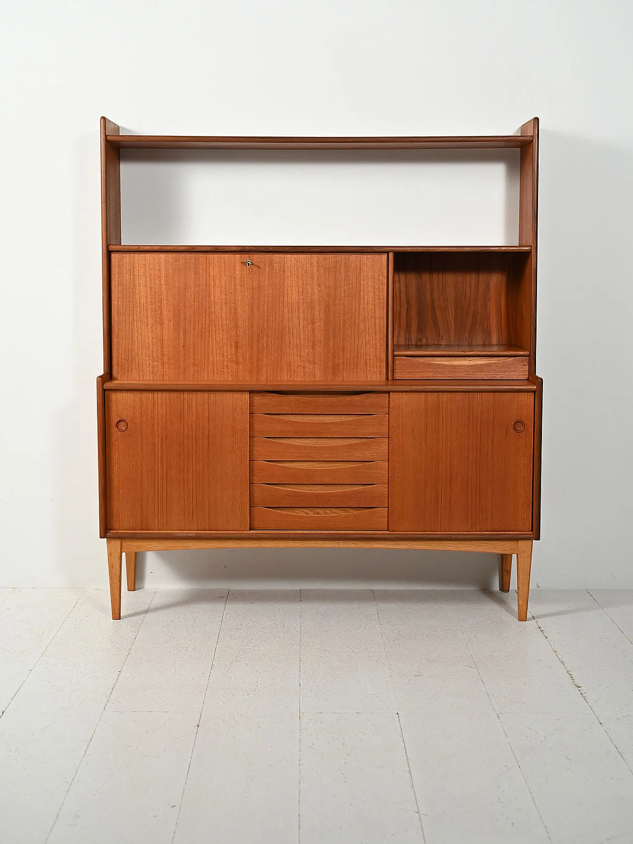 Sideboard with teak bookcase from Brantorps 2