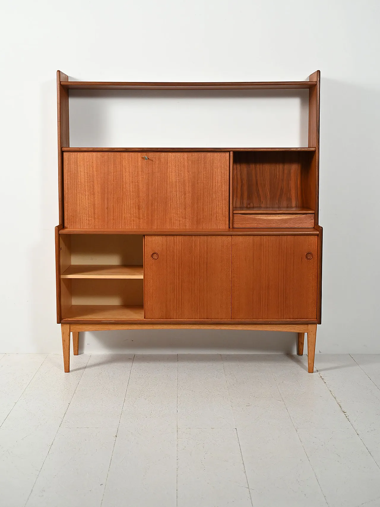 Sideboard with teak bookcase from Brantorps 3