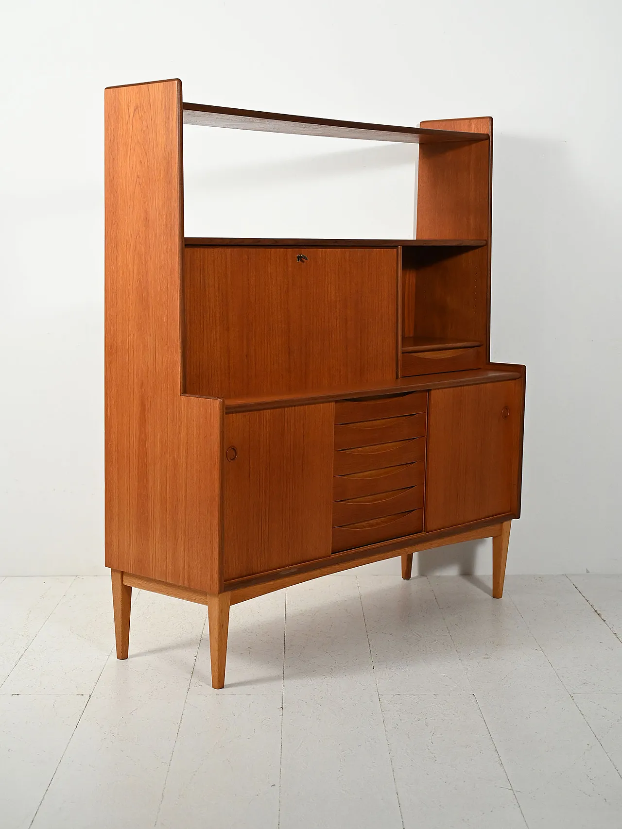 Sideboard with teak bookcase from Brantorps 5