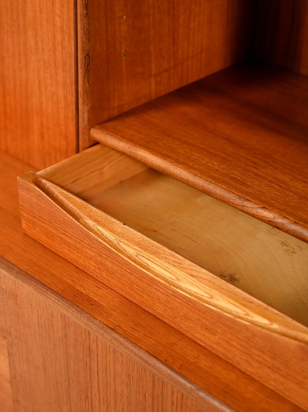Sideboard with teak bookcase from Brantorps 8