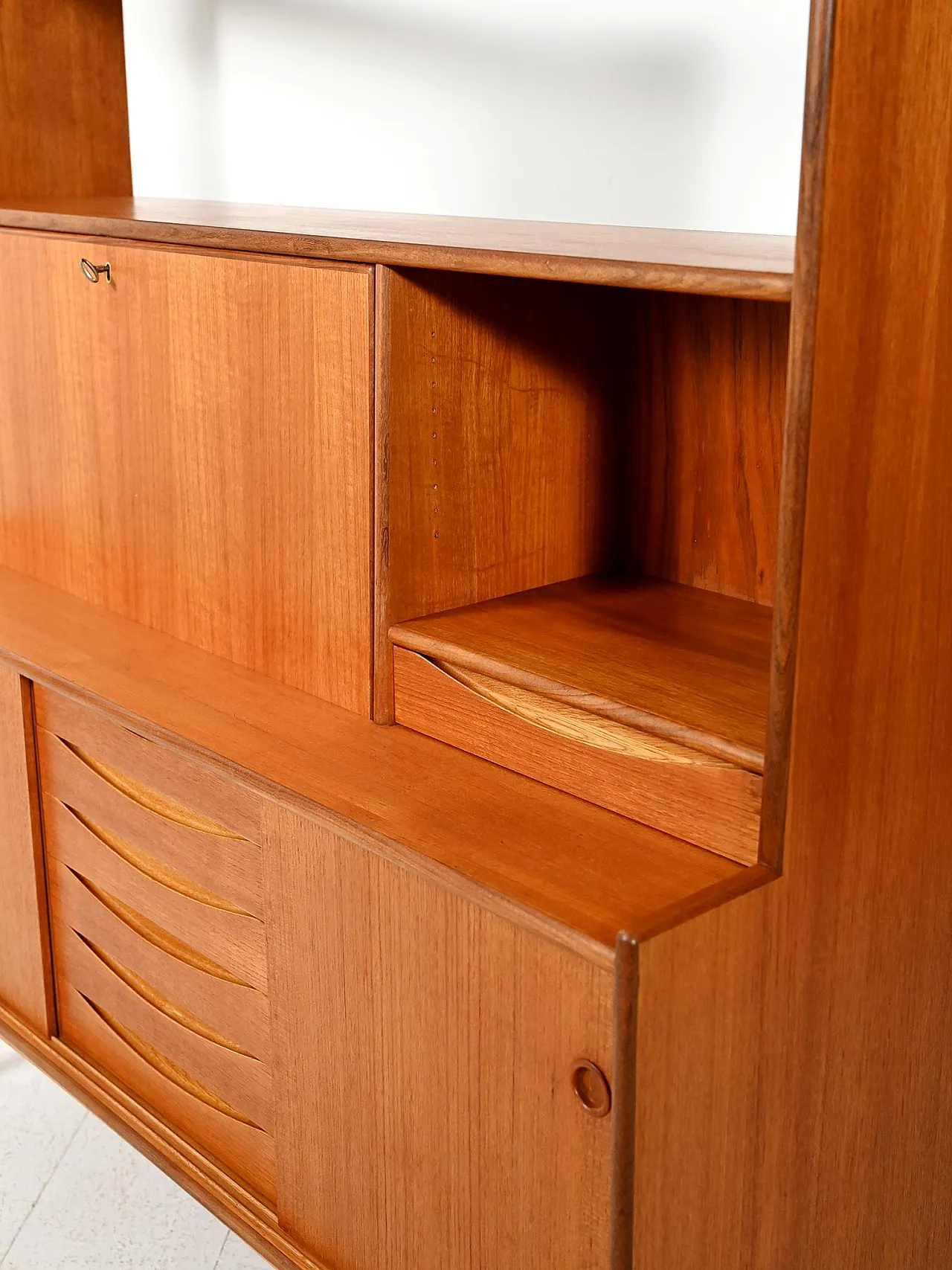 Sideboard with teak bookcase from Brantorps 11