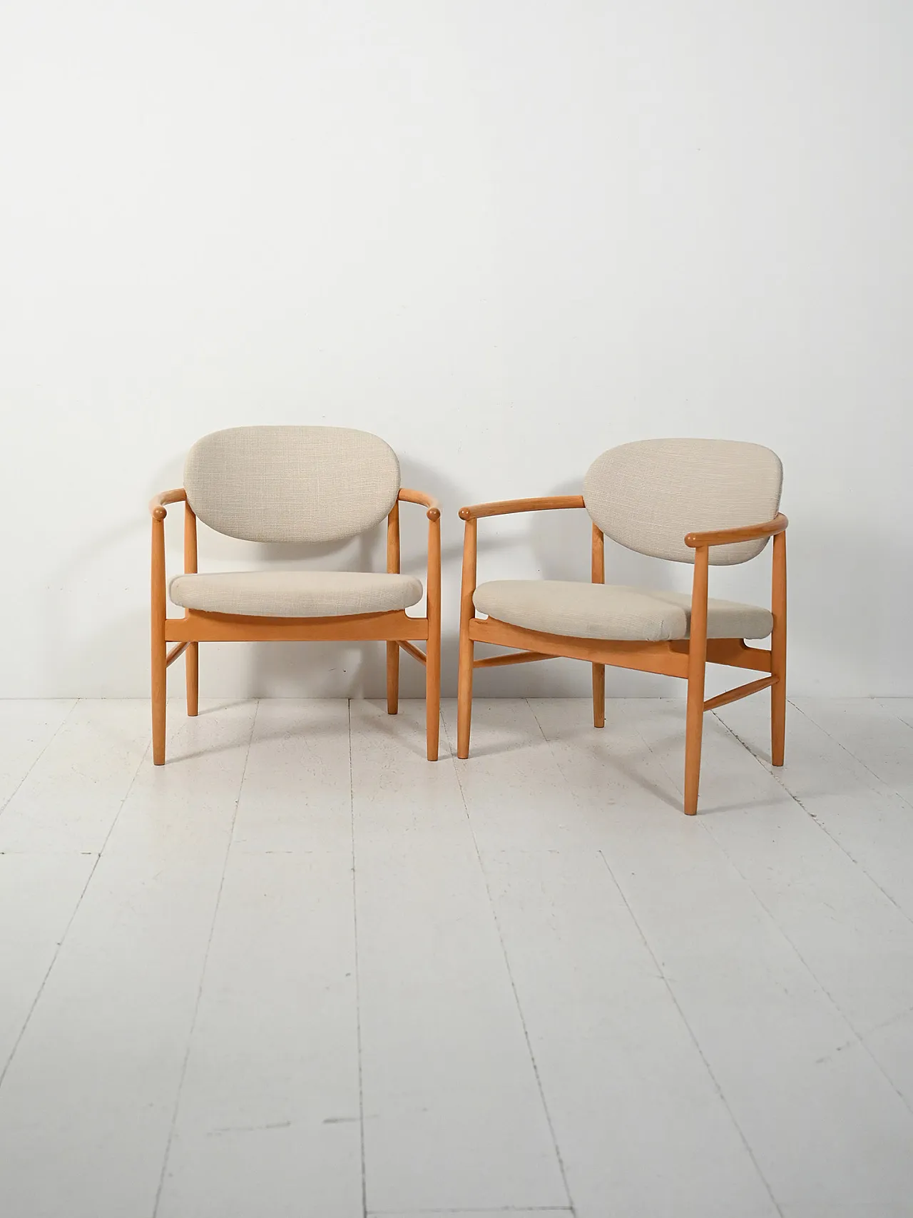 Pair of “Pluto” armchairs by Alf Svensson 1