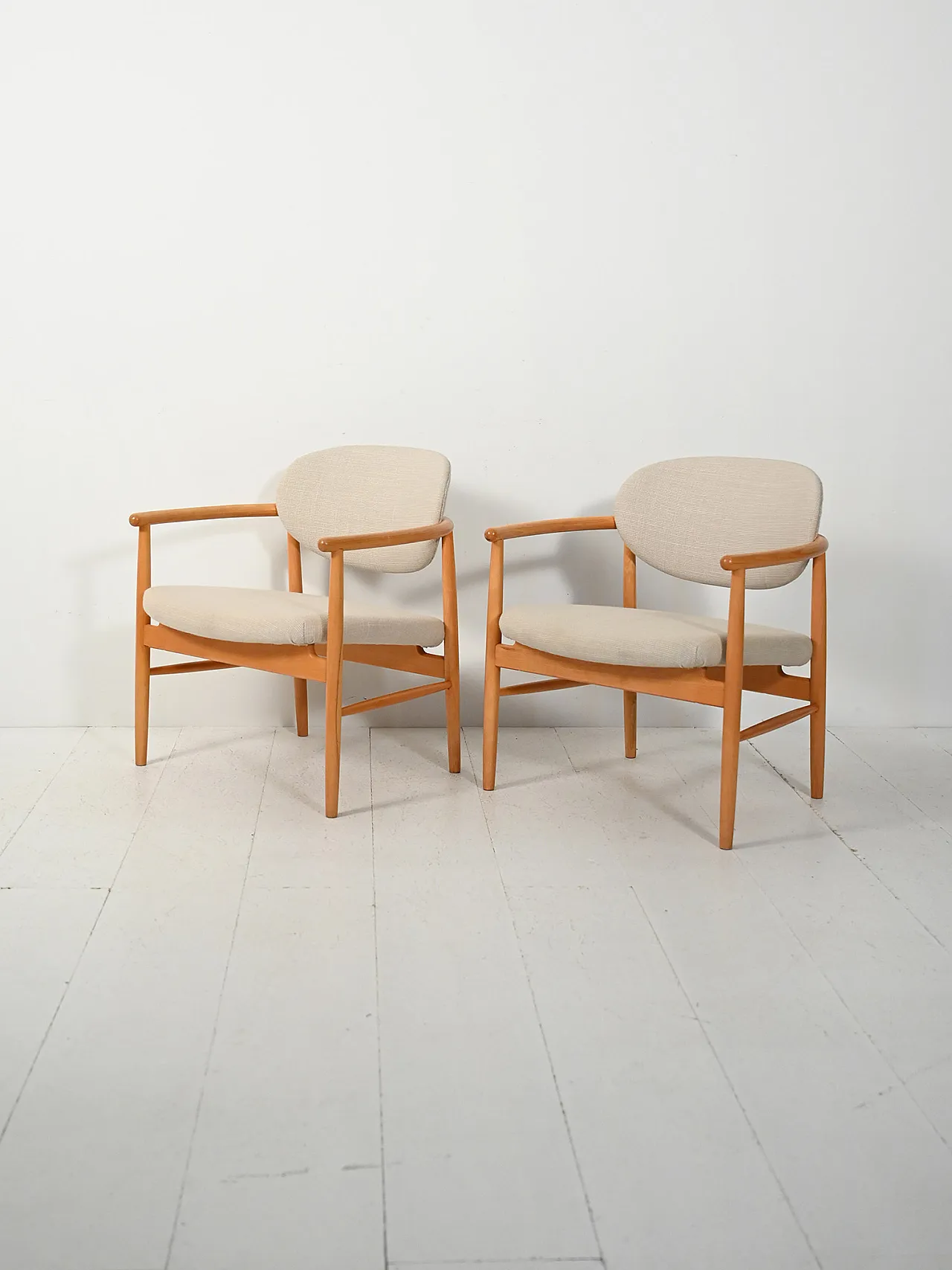 Pair of “Pluto” armchairs by Alf Svensson 2