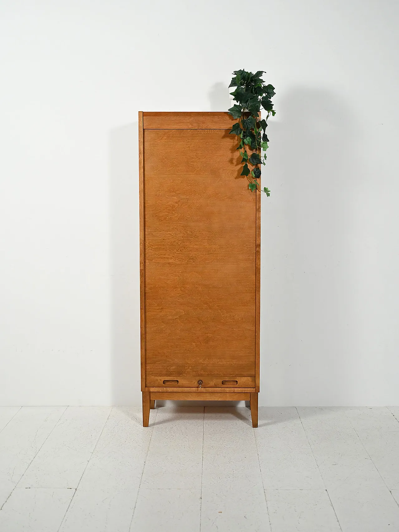 Scandinavian archive cabinet with vertical shutter, 1963 1