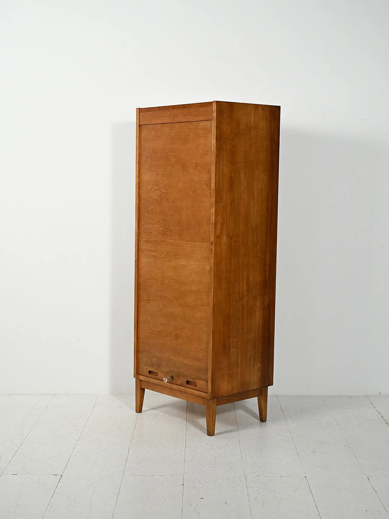 Scandinavian archive cabinet with vertical shutter, 1963 5