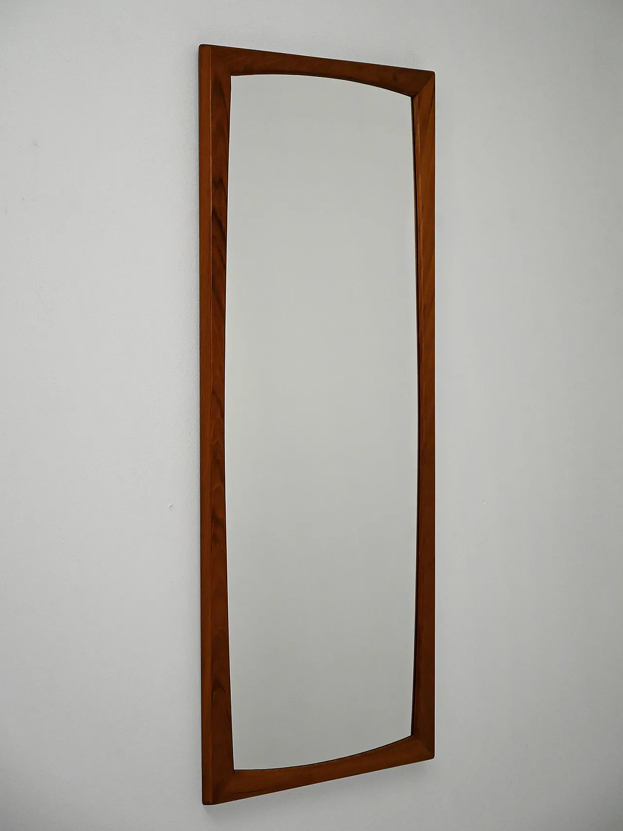 Specchio rettangolare danese Aksel Kjersgaard in teak 1