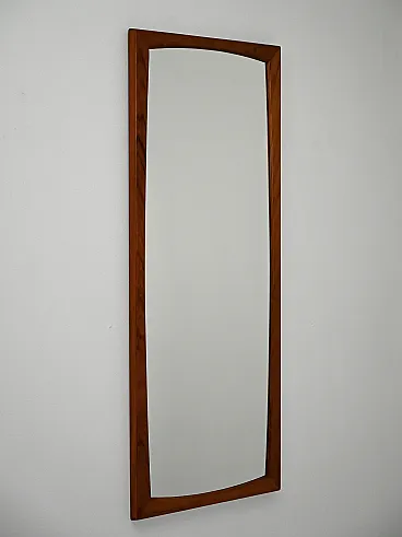 Danish Aksel Kjersgaard rectangular mirror in teak