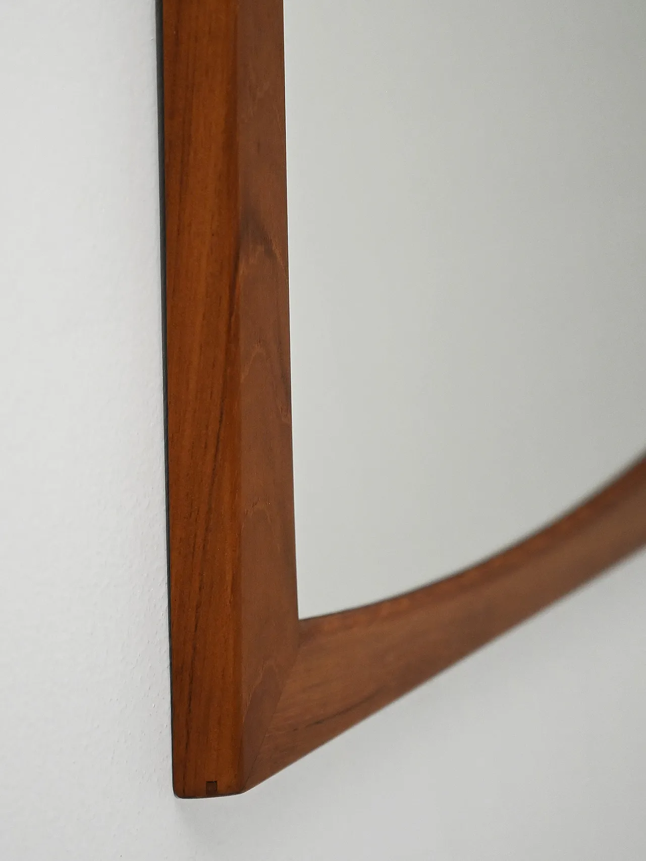 Specchio rettangolare danese Aksel Kjersgaard in teak 4