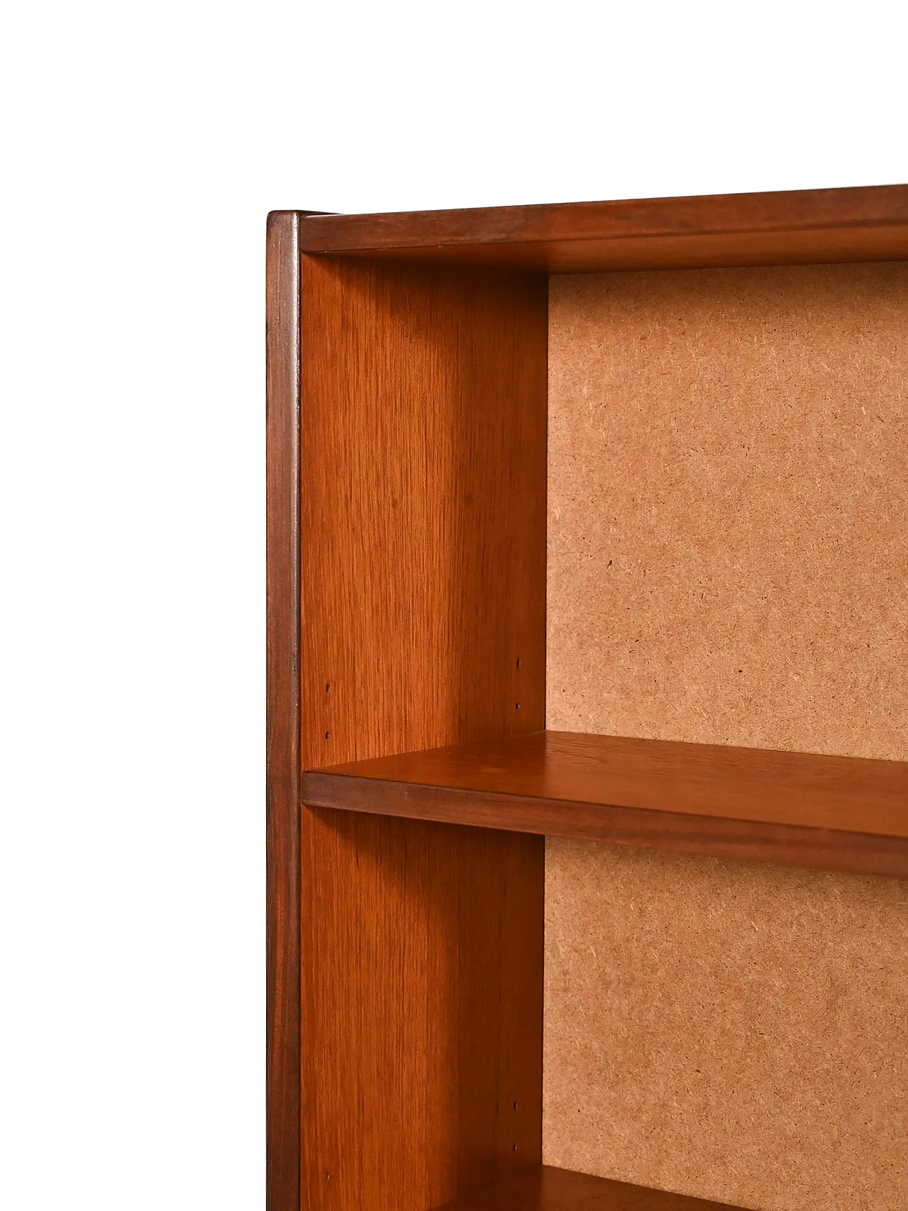 Small Scandinavian teak bookcase, 1960s 5