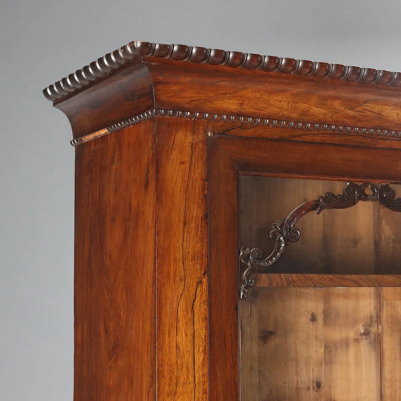 Pair of rosewood veneered bookcases, mid-19th century 9
