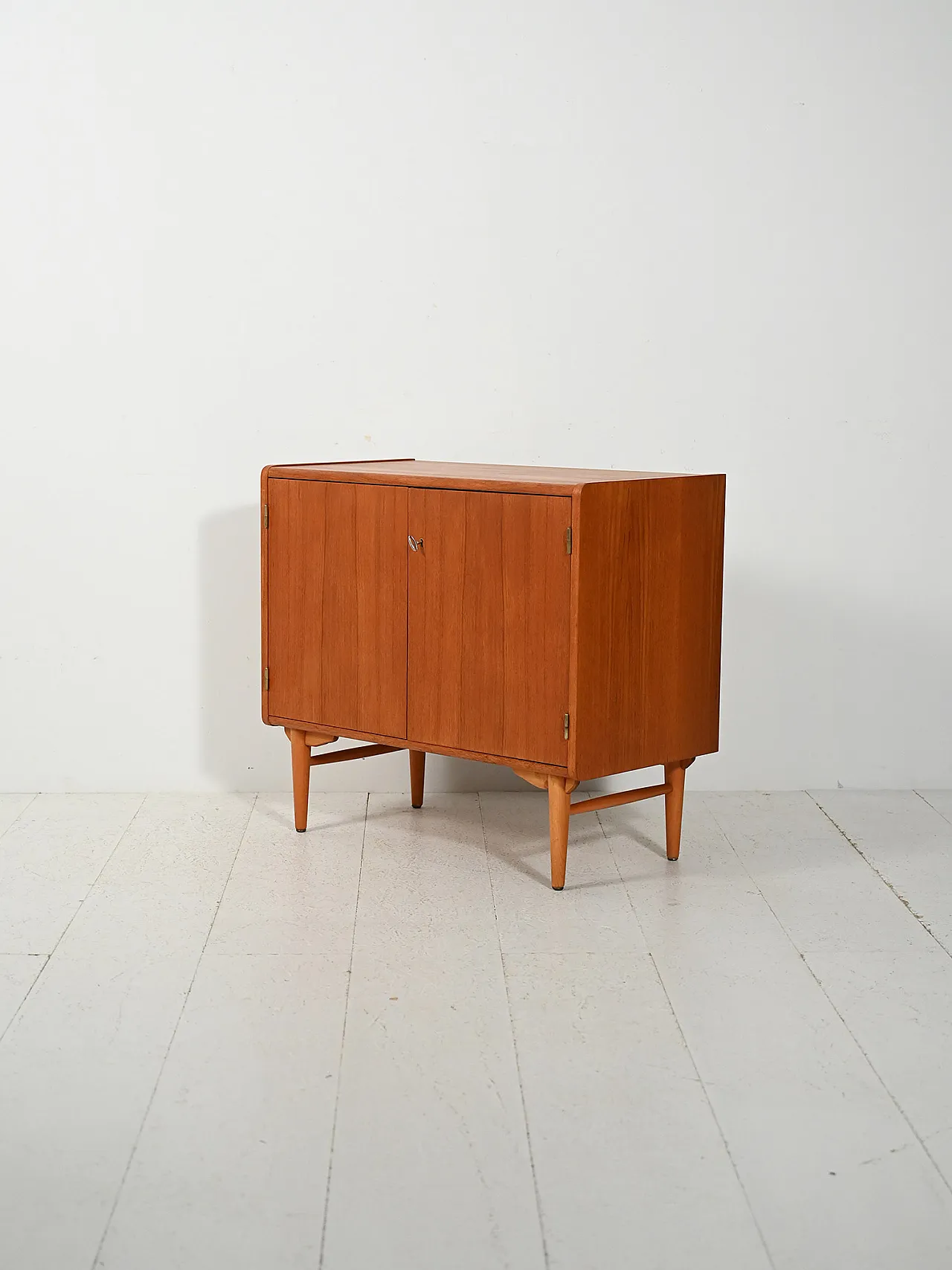 Sonett Scandinavian teak and oak cabinet, 1960s 5