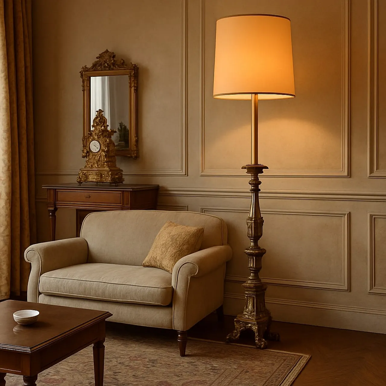 Floor lamp in Neoclassical style Linden, 20th century 2