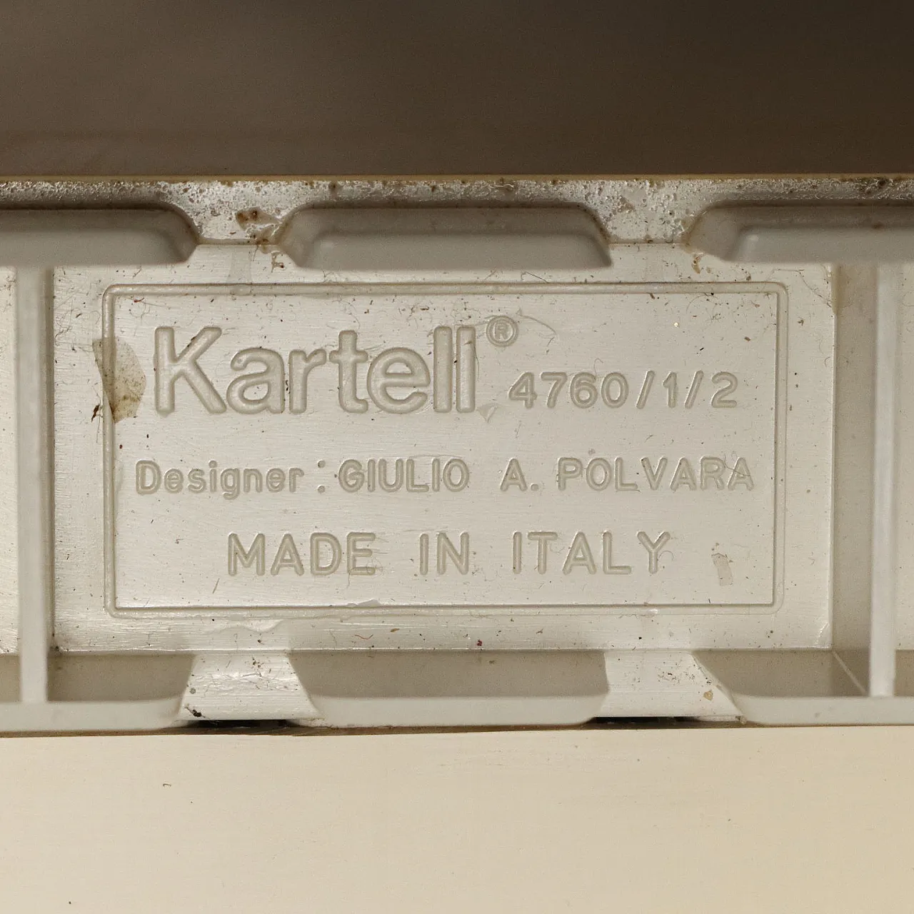 Libreria Modulare 4760/1/2 di Kartell, anni '70 4