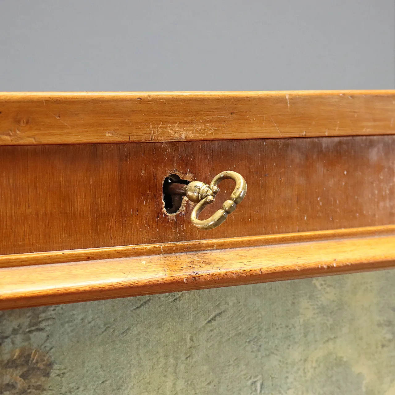 Wooden bookcase with flap, 1960s 7