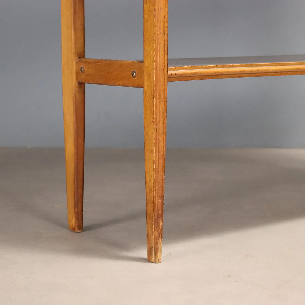 Wooden bookcase with flap, 1960s 9