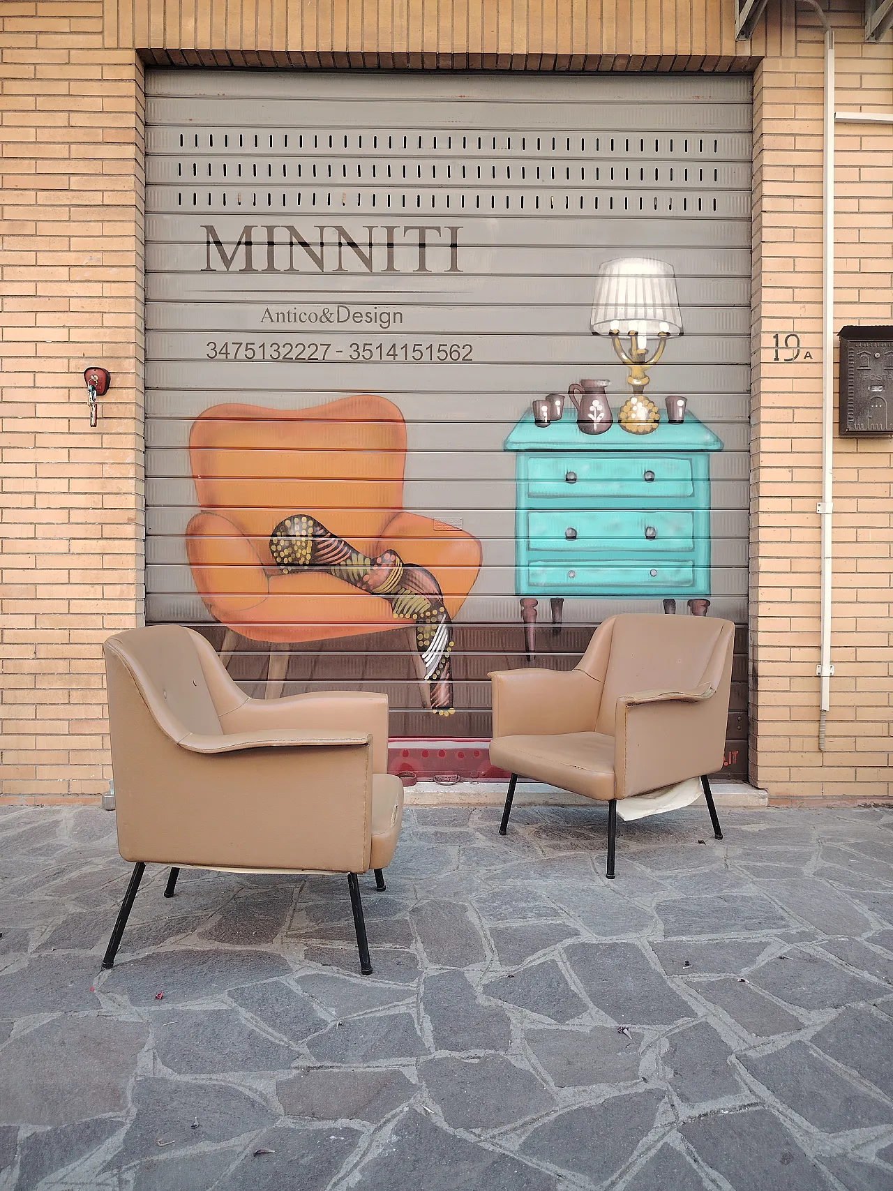 Pair of armchairs by Carlo Pagani for Arflex, 1950s 1