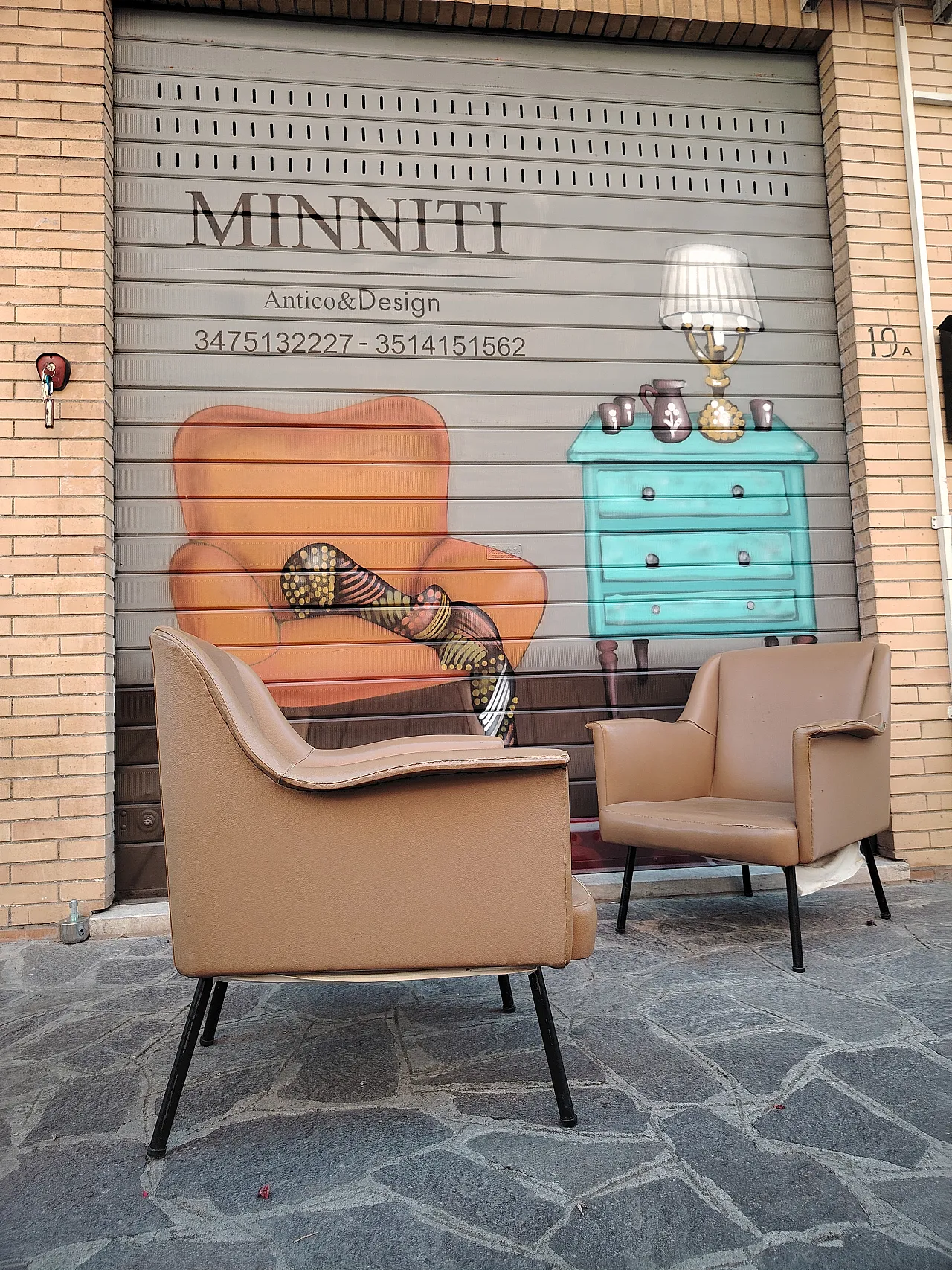 Pair of armchairs by Carlo Pagani for Arflex, 1950s 2