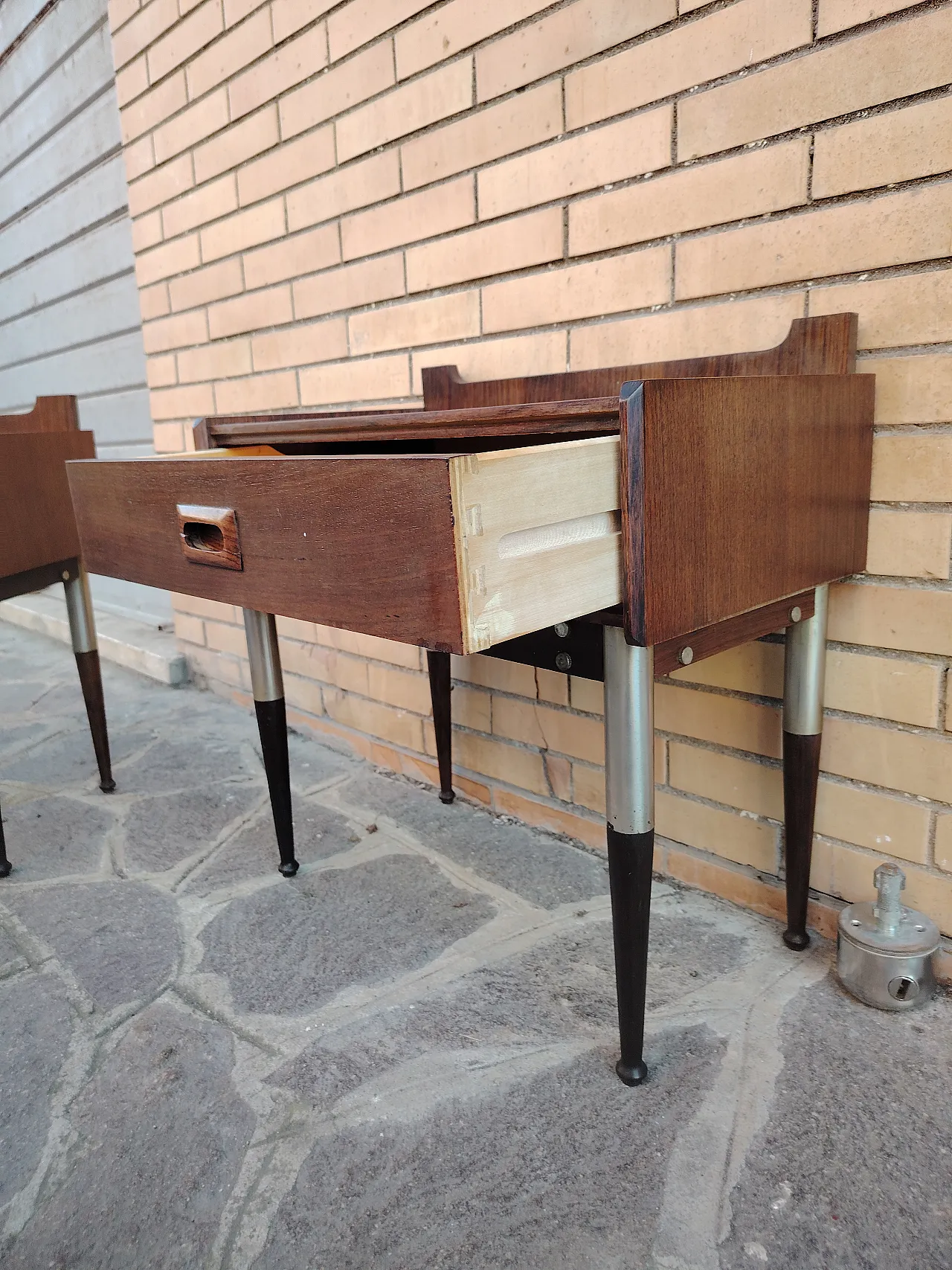 Pair of bedside tables, 60s 6