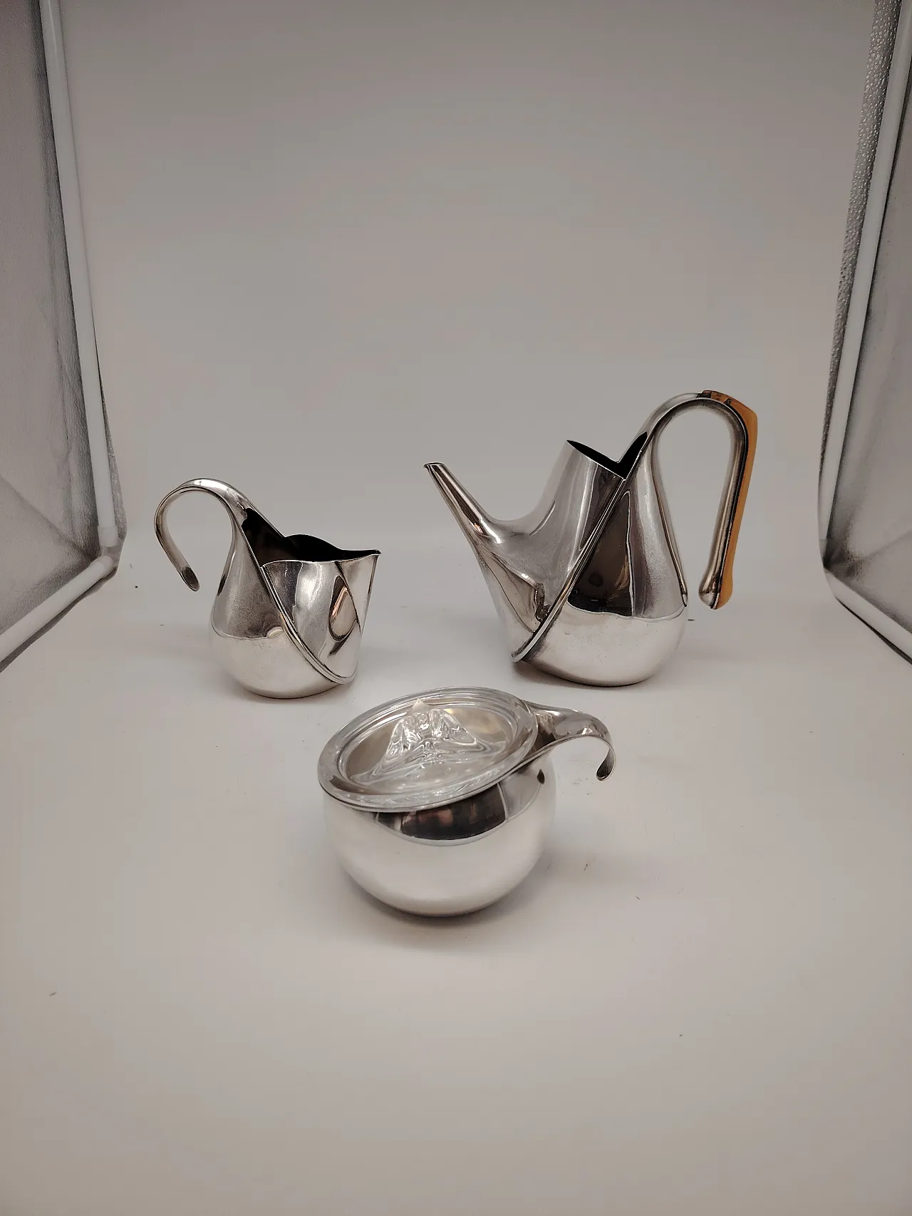 Servizio da tè Oronda di Oscar Tusquets per Alessi, anni '80 5