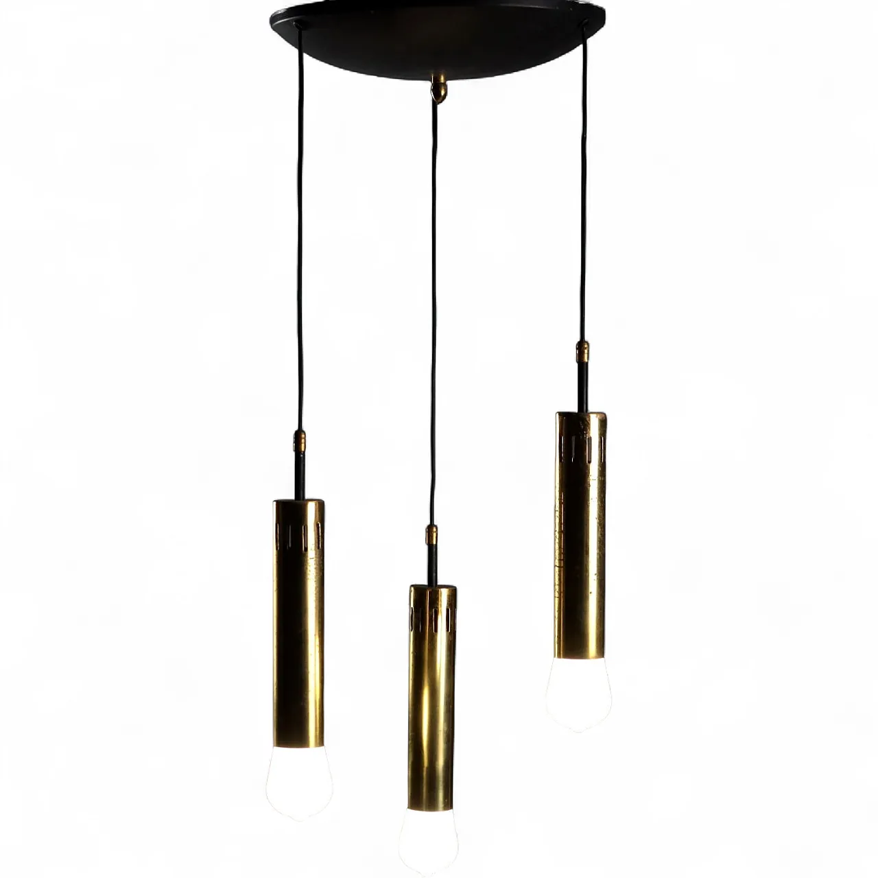 Lampadario a tre punti luce, anni '60 10