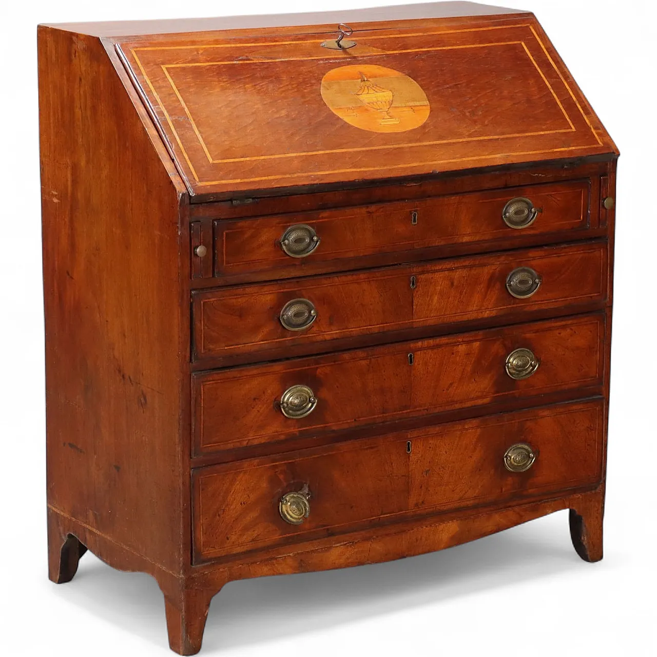 Ribalta in noce con filettature, tardo '700 11