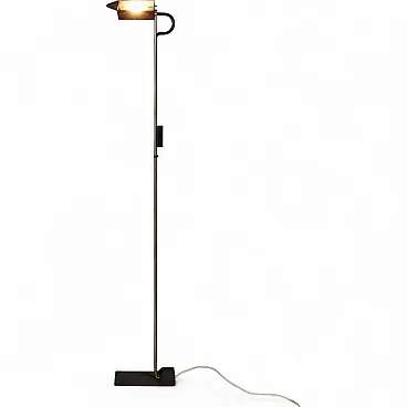 Lampada da terra in metallo, anni '80