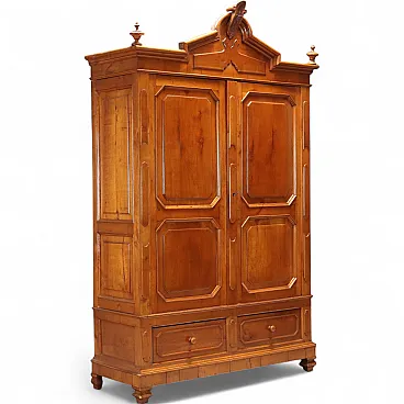 Armadio Umbertino in ciliegio, '800