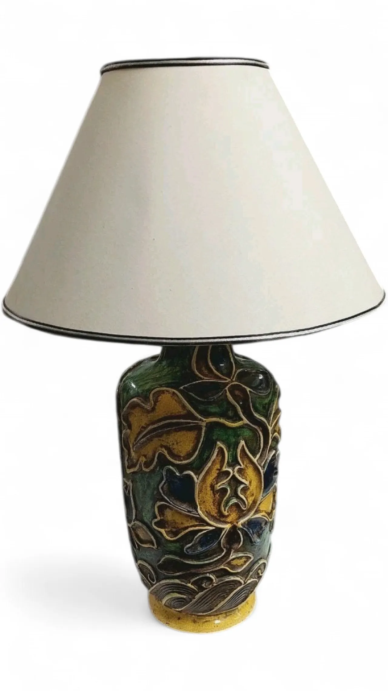 Ceramic lamp by Ugo Zaccagnini, 1930s 17
