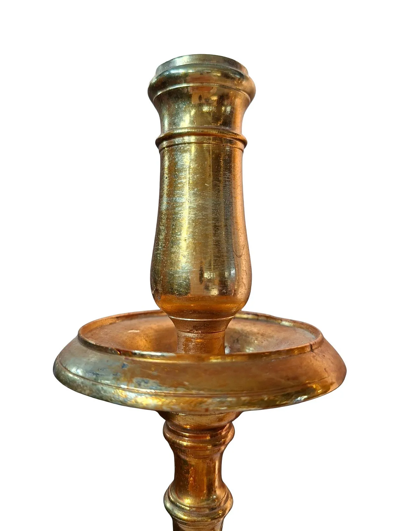 Pair of Baroque altar candlesticks, mid-20th century 4